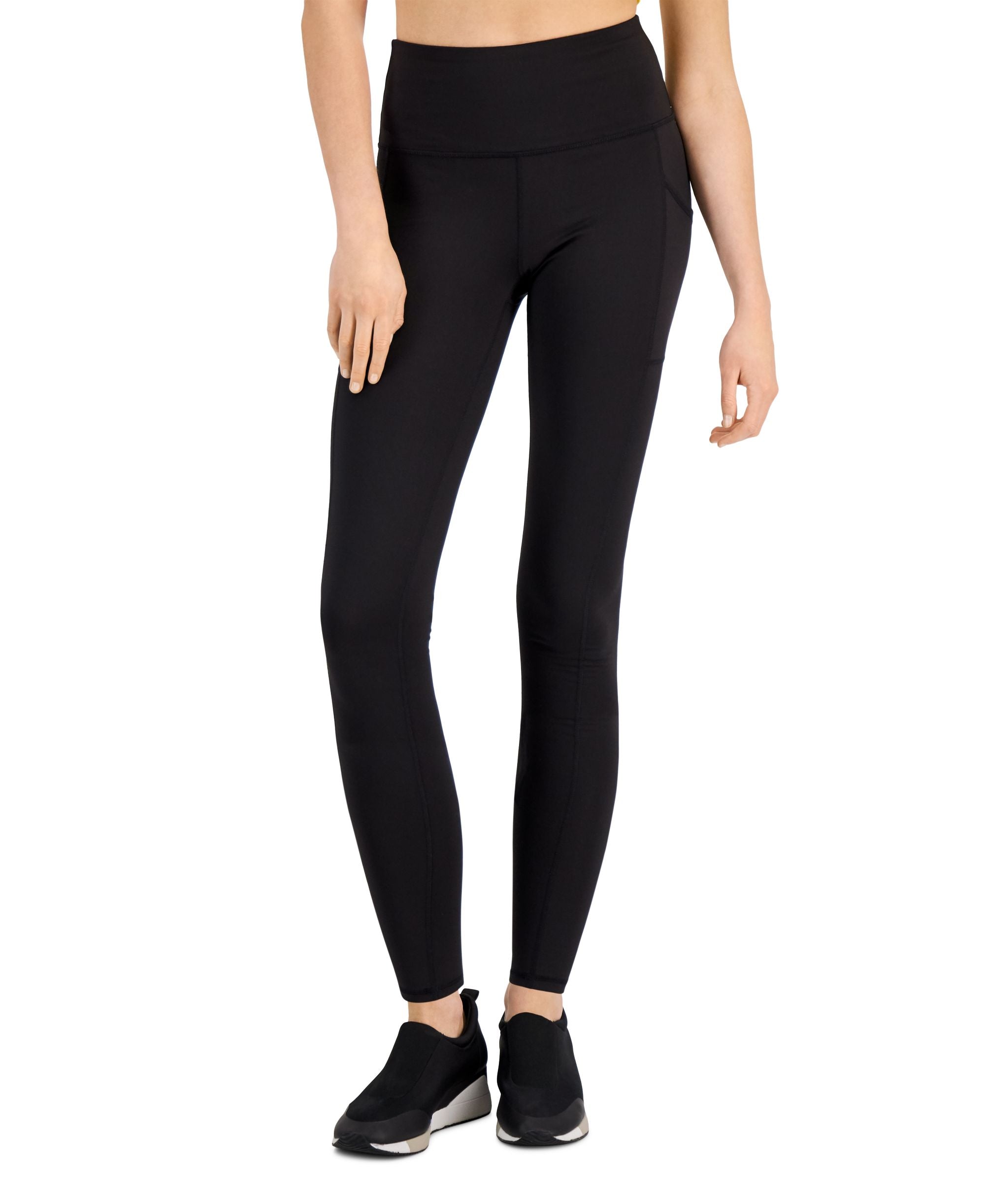 ID Ideology Womens Compression Pocket Full Length Leggings