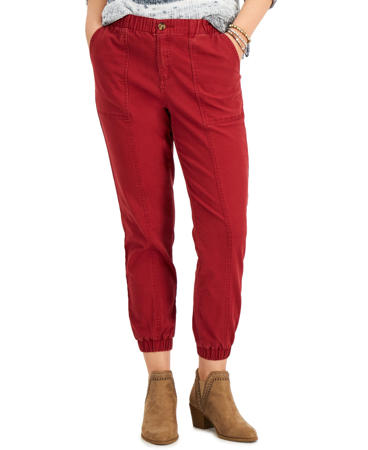 Style & Co Cropped Cotton Utility Pants