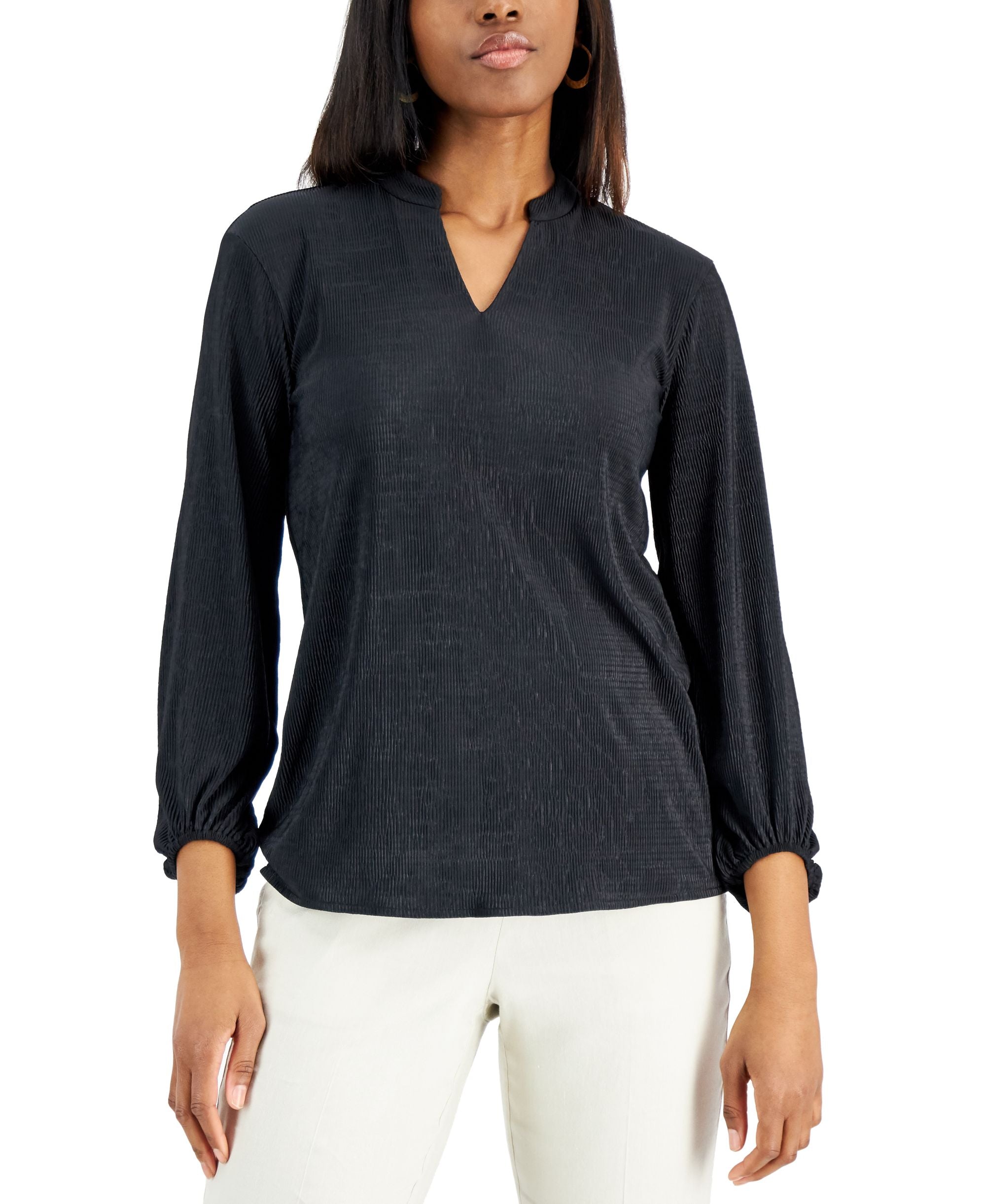 Alfani Balloon Sleeve Tunic