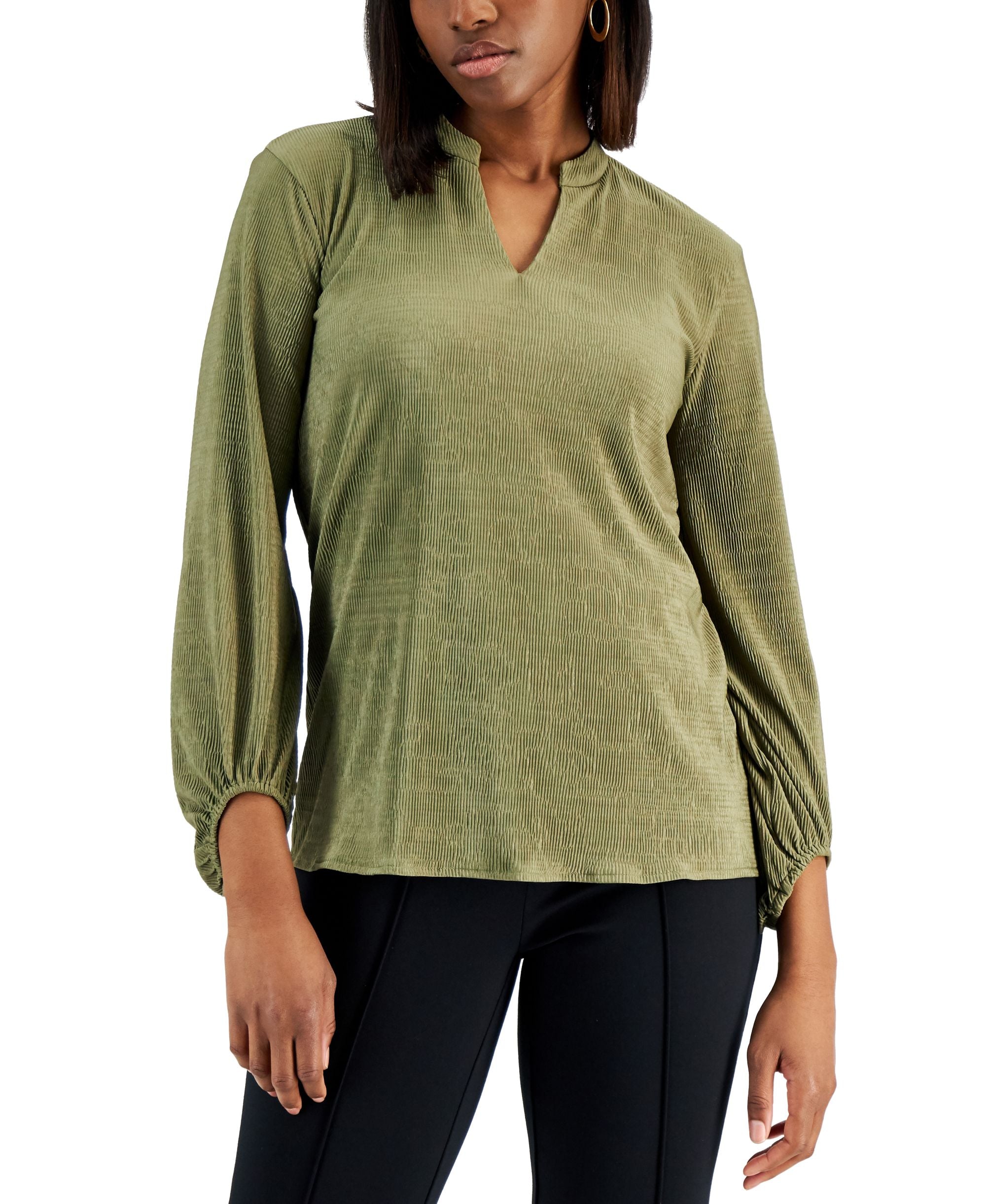 Alfani Balloon Sleeve Tunic