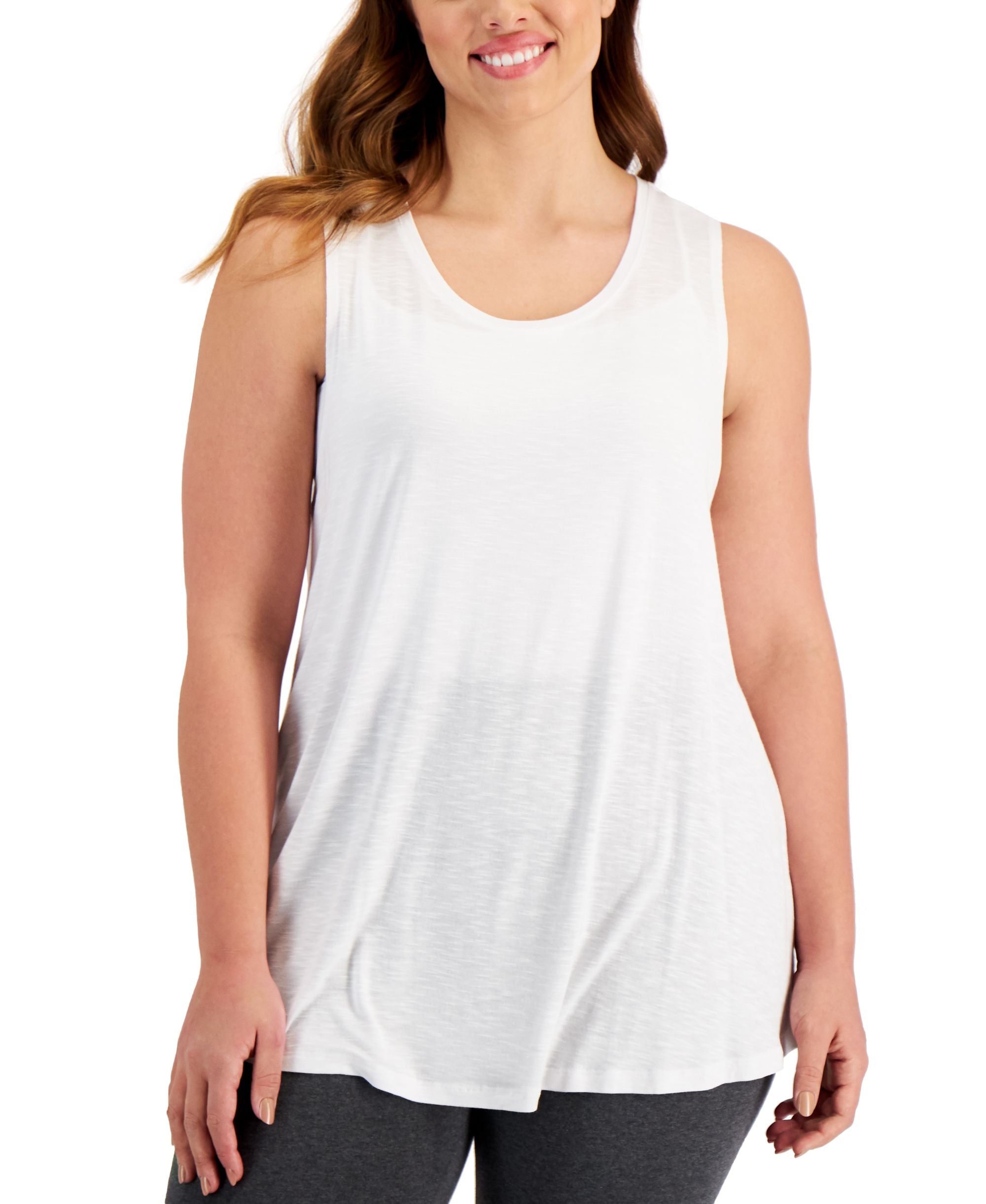 Style & Co Plus Size Swing Tank Top