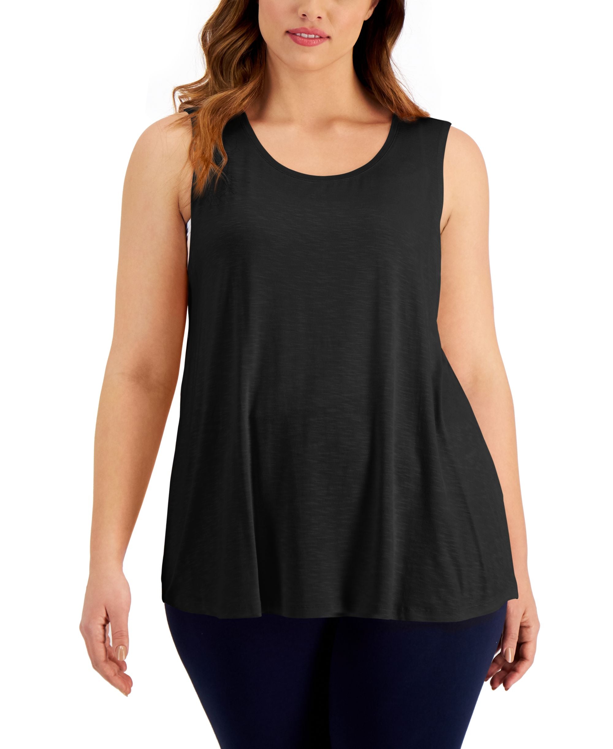 Style & Co Plus Size Swing Tank Top