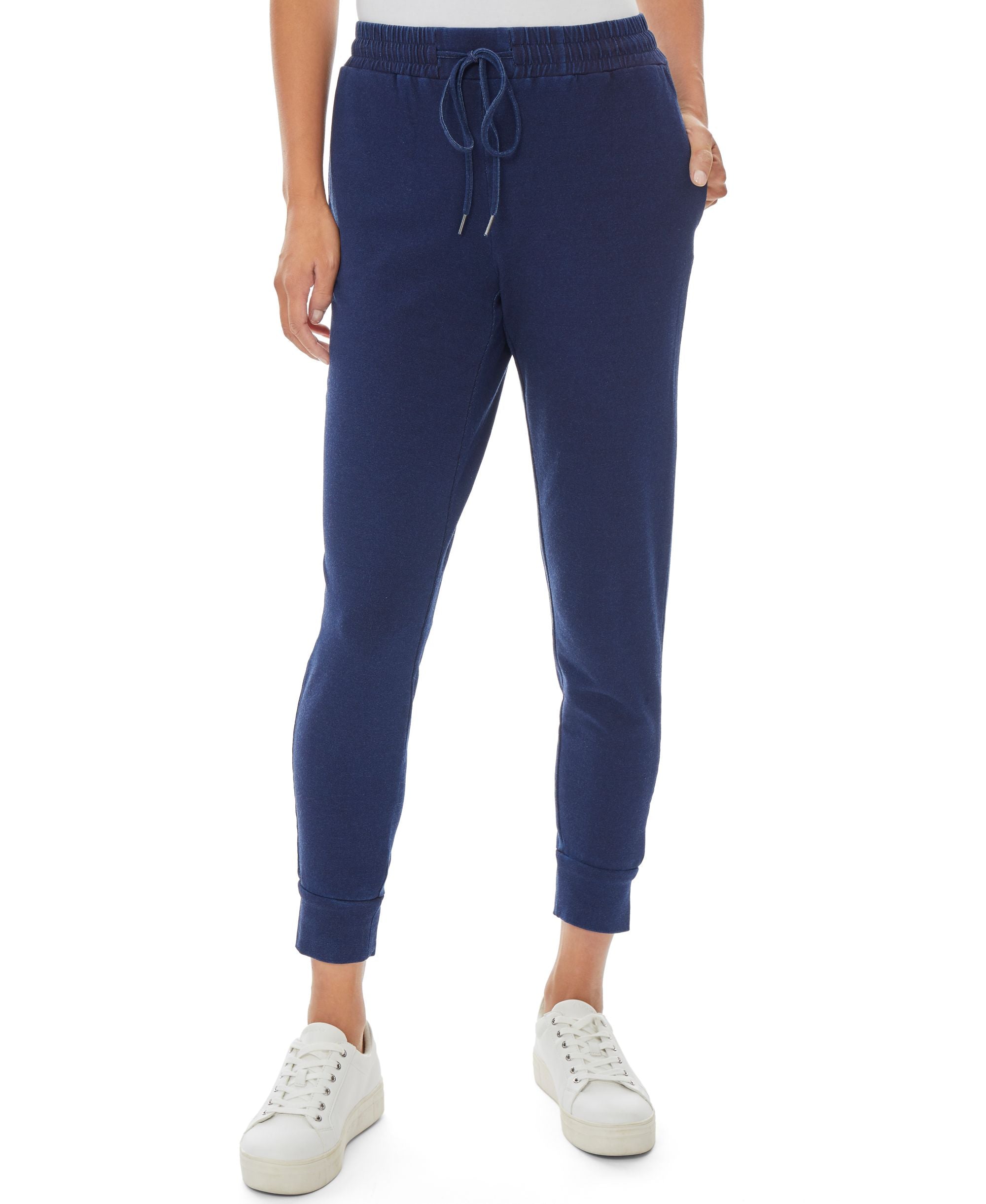 Womens Pull On Cinched Waist Jogger Pants