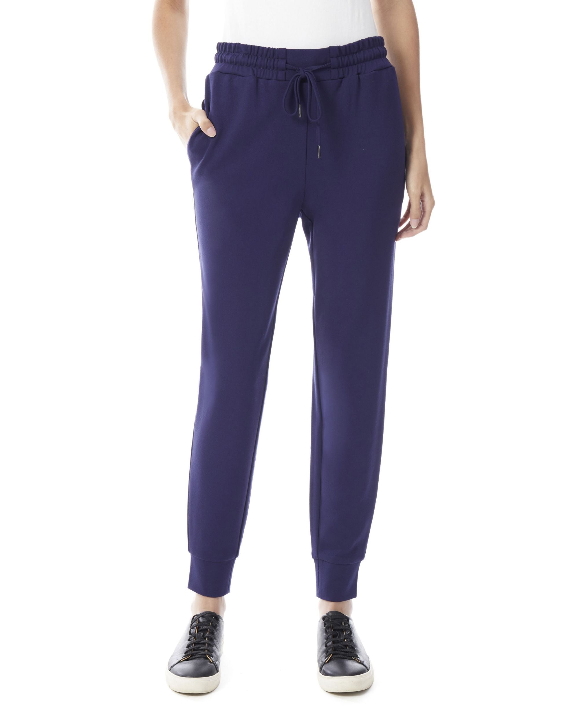 Womens Pull On Cinched Waist Jogger Pants
