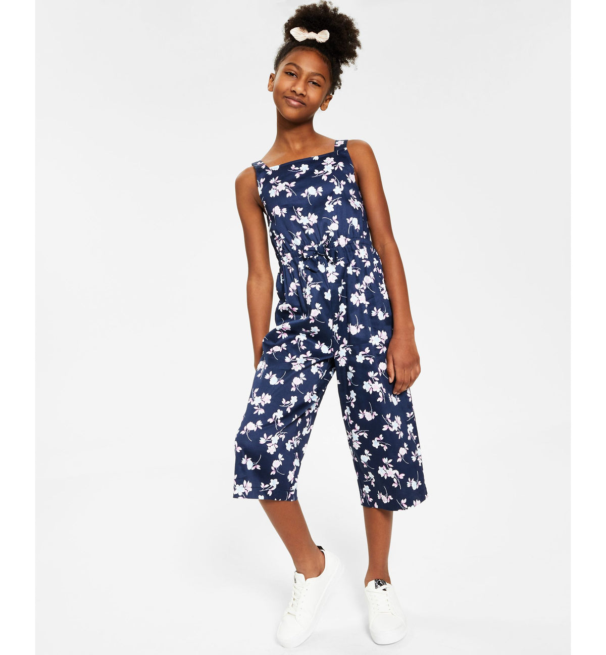 Charter Club Mommy Me Big Girls Floral Print Jumpsuit