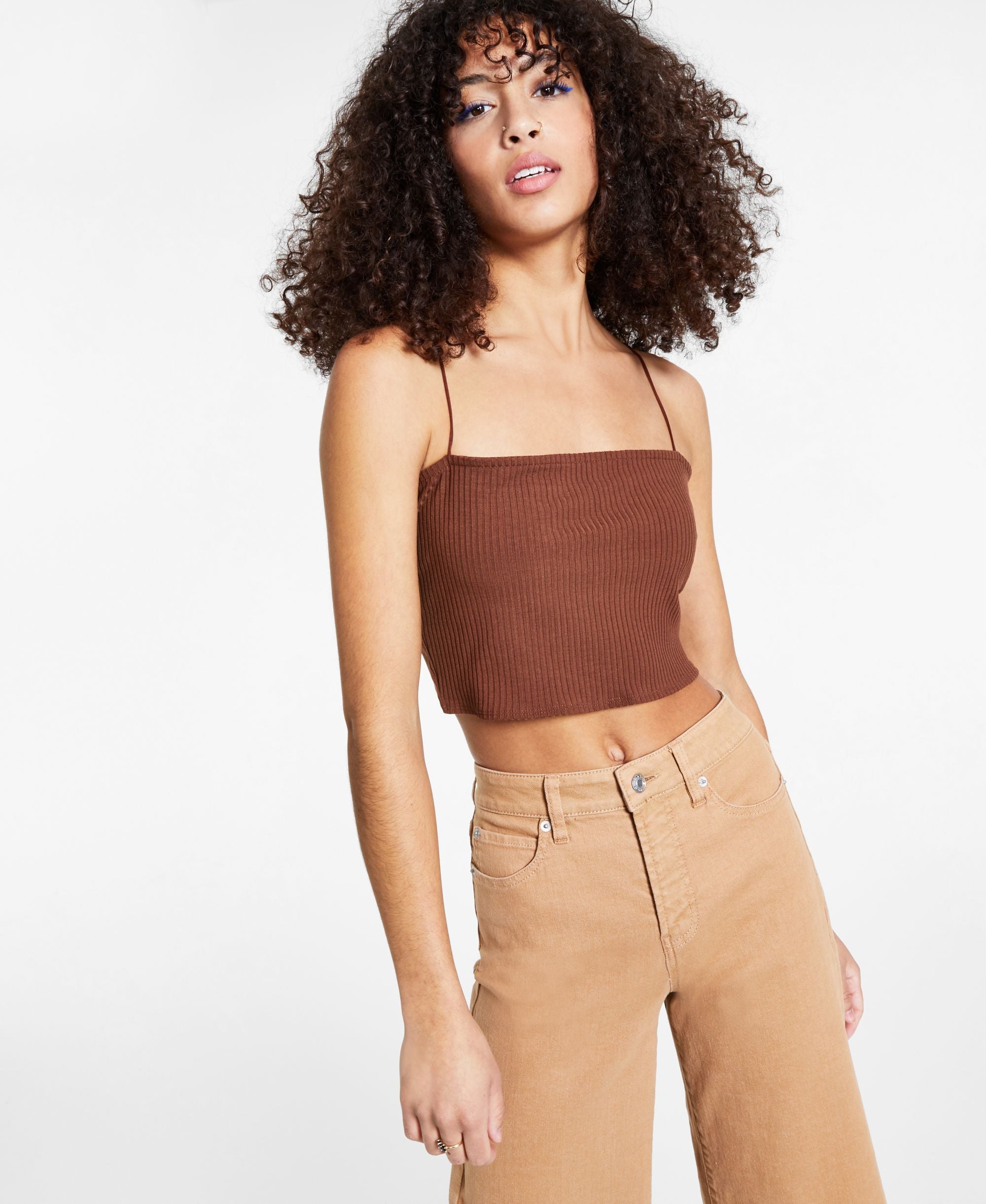 Bar III Square Neck Camisole