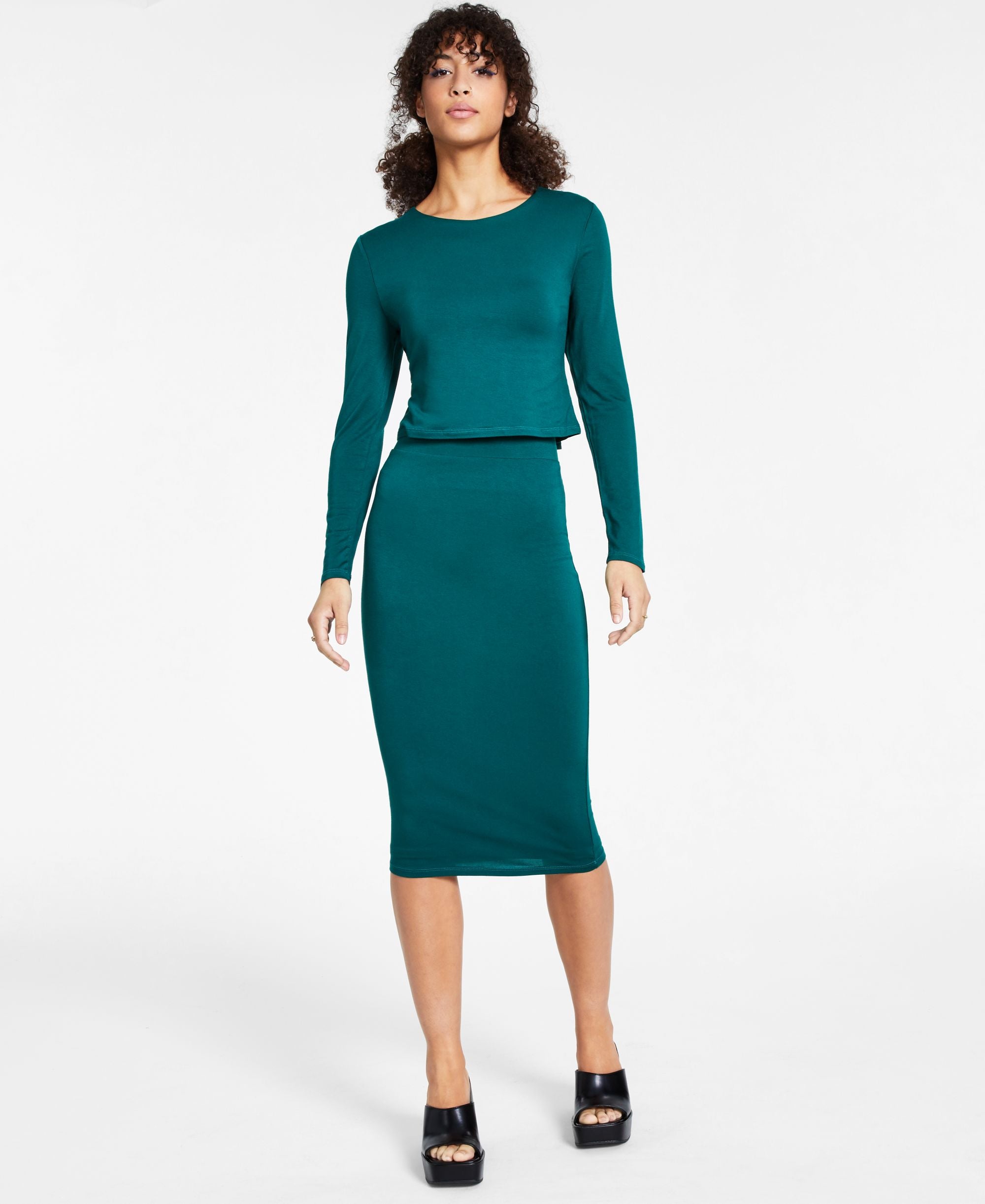 Bar III Bodycon Midi Skirt