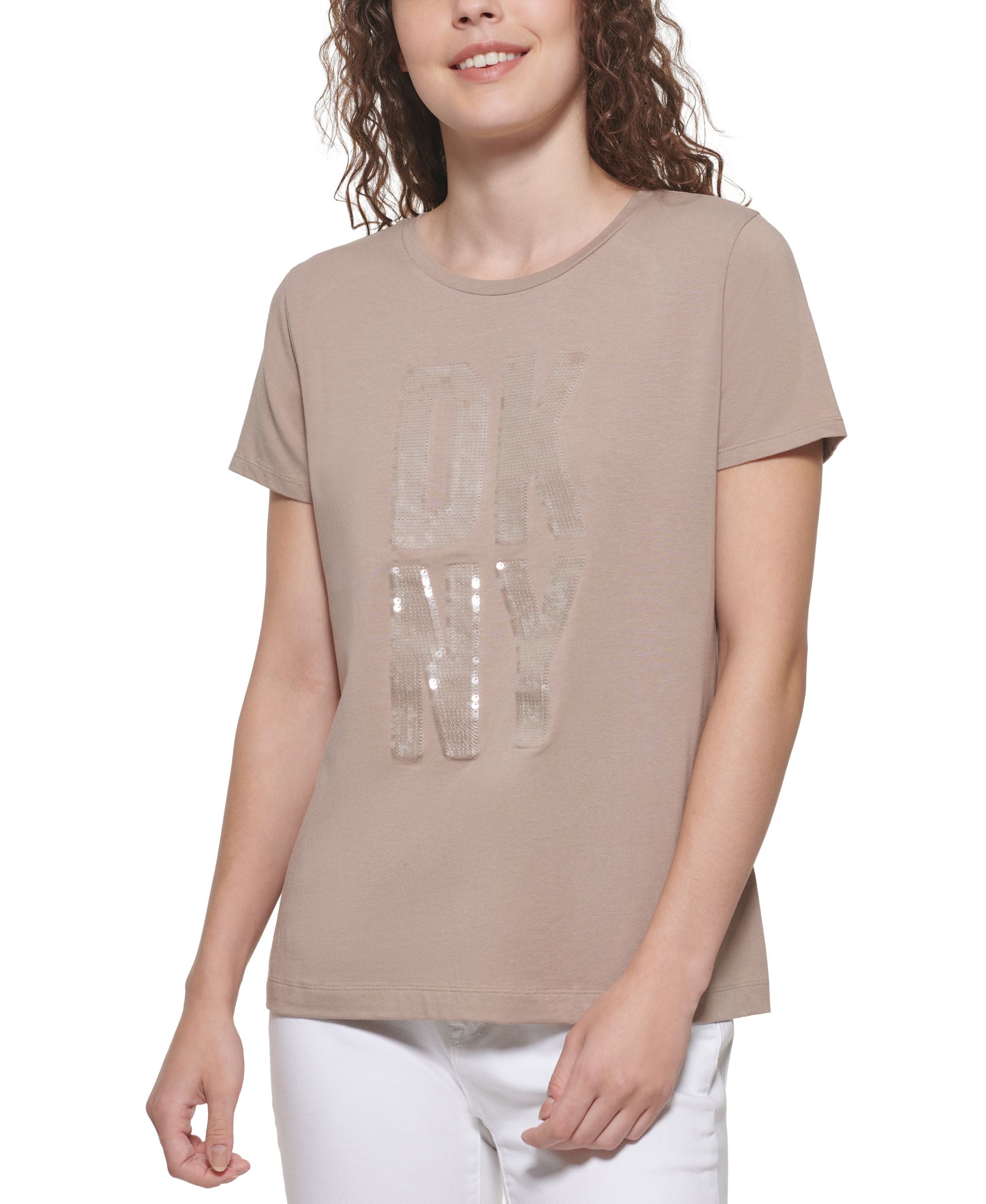 DKNY Sequin Logo T-Shirt