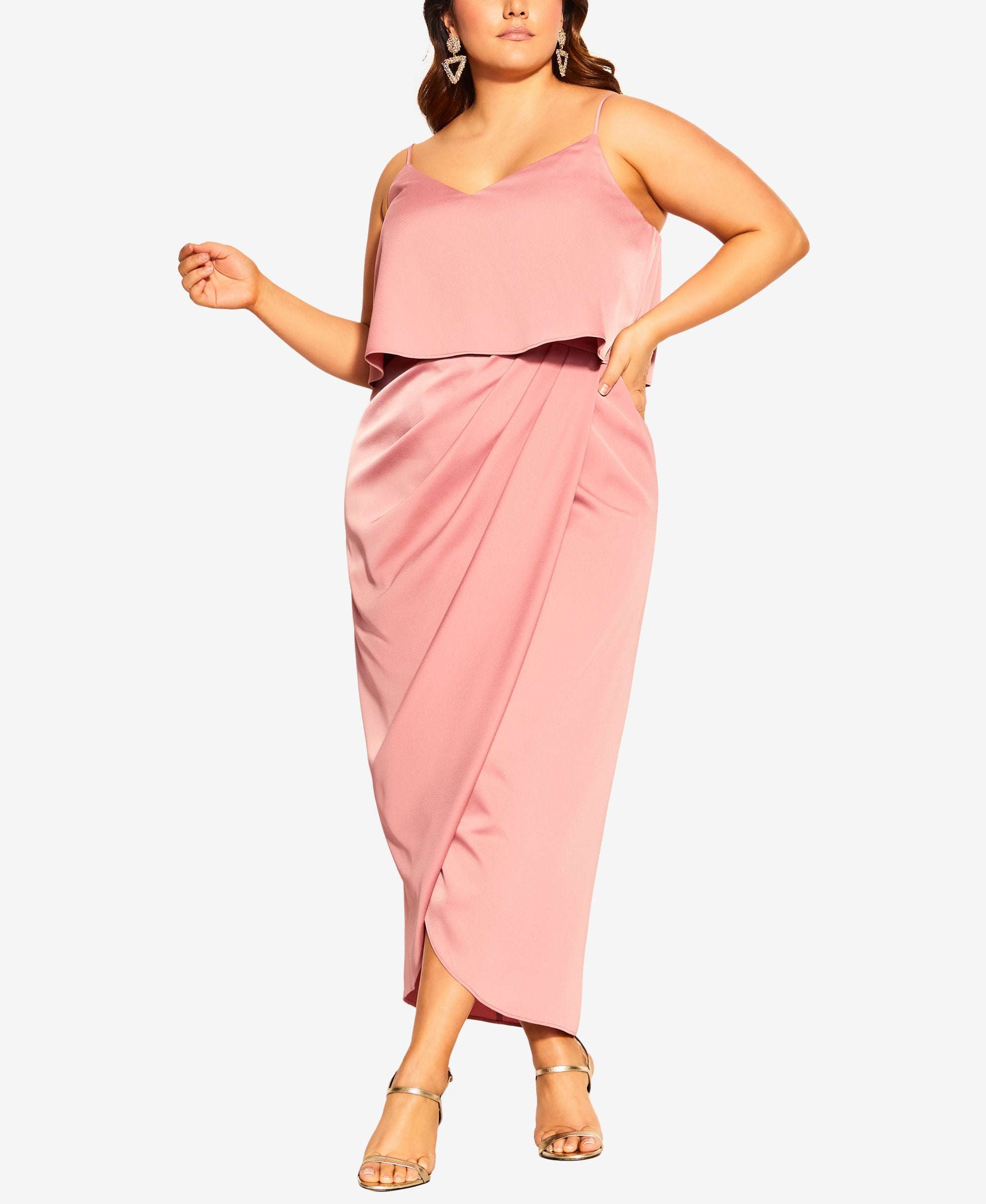 City Chic Trendy Plus Size Baby Frill Dress