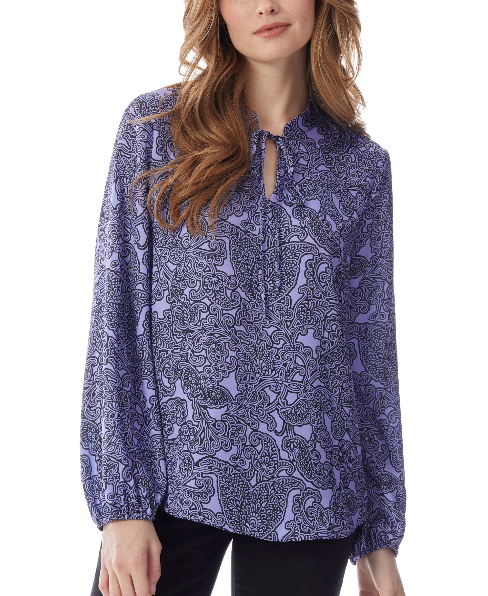 Womens Tie Front Blouse Top