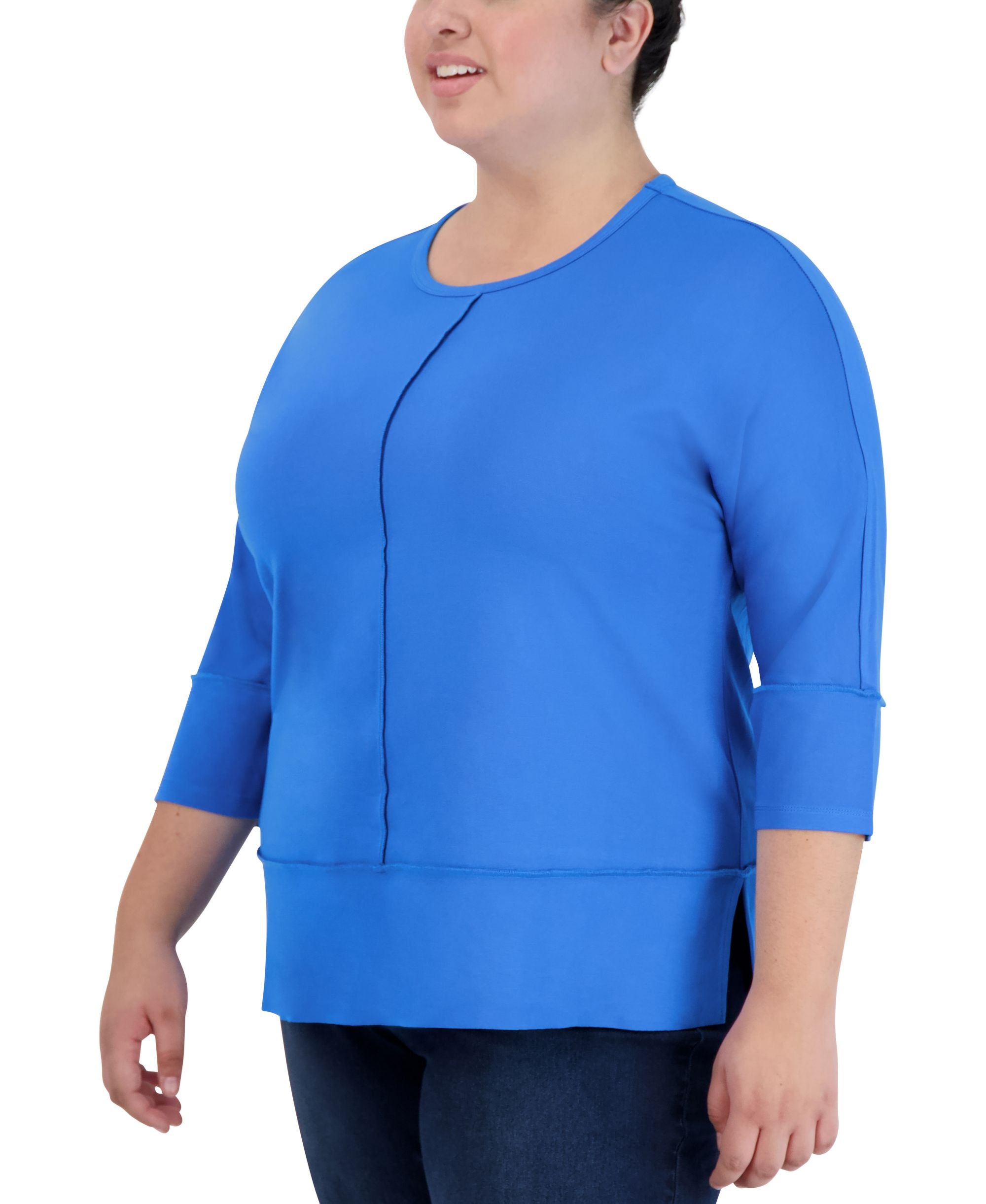 Jones New York Plus Size Dolman Sleeve Tunic