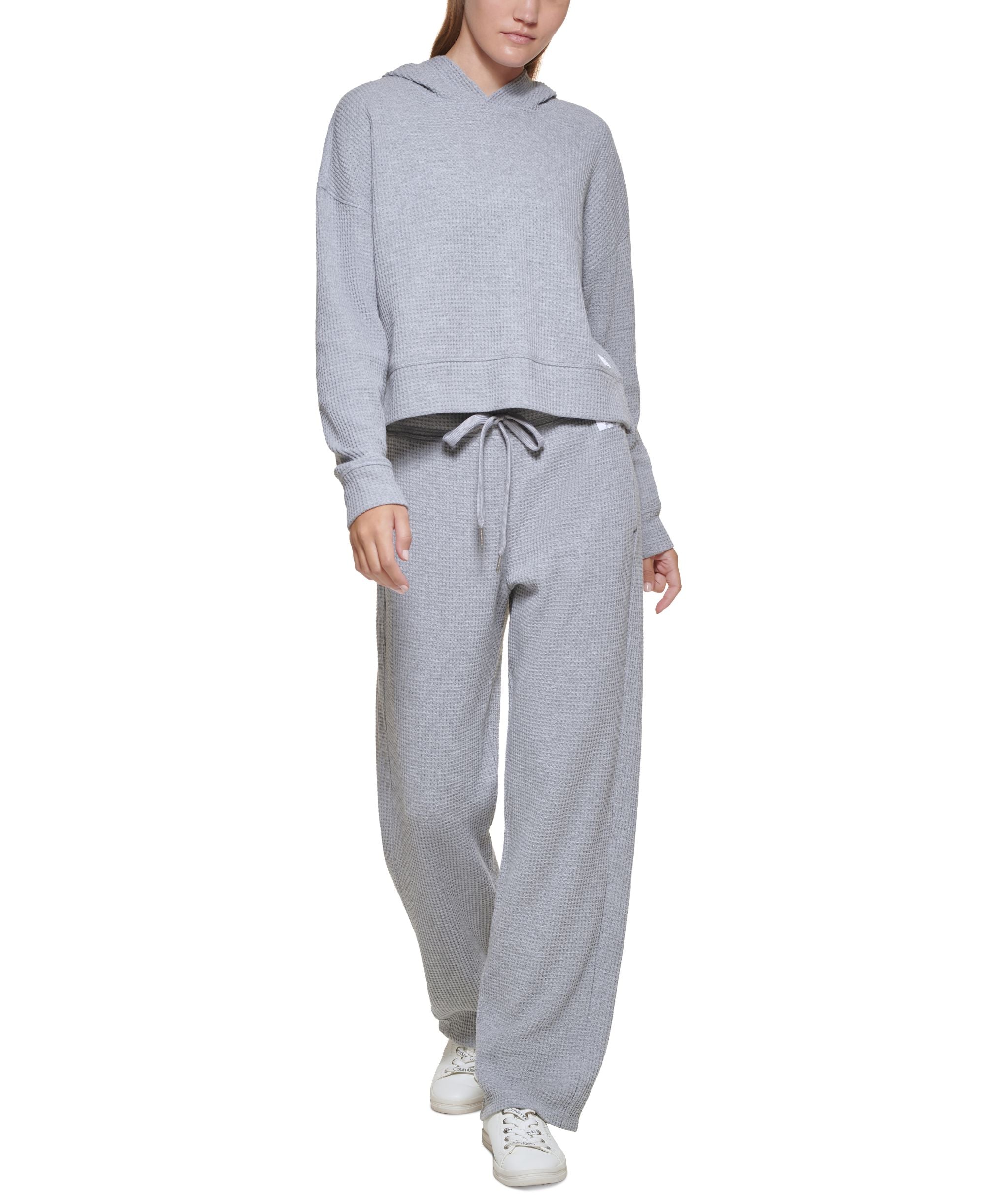 Calvin Klein Performance Womens Waffle Hoodie