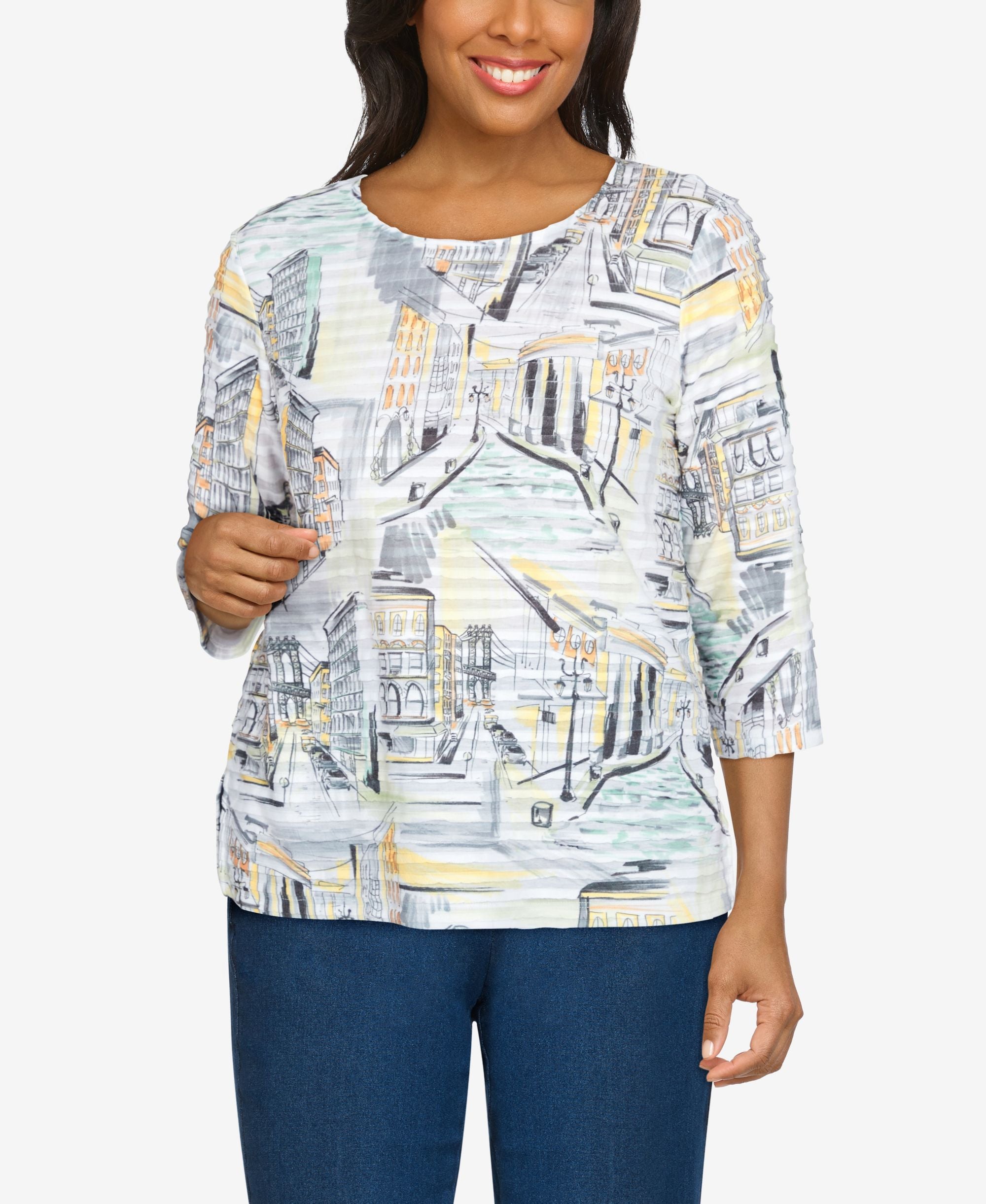 Plus Size Southern Charm City Scenic Top