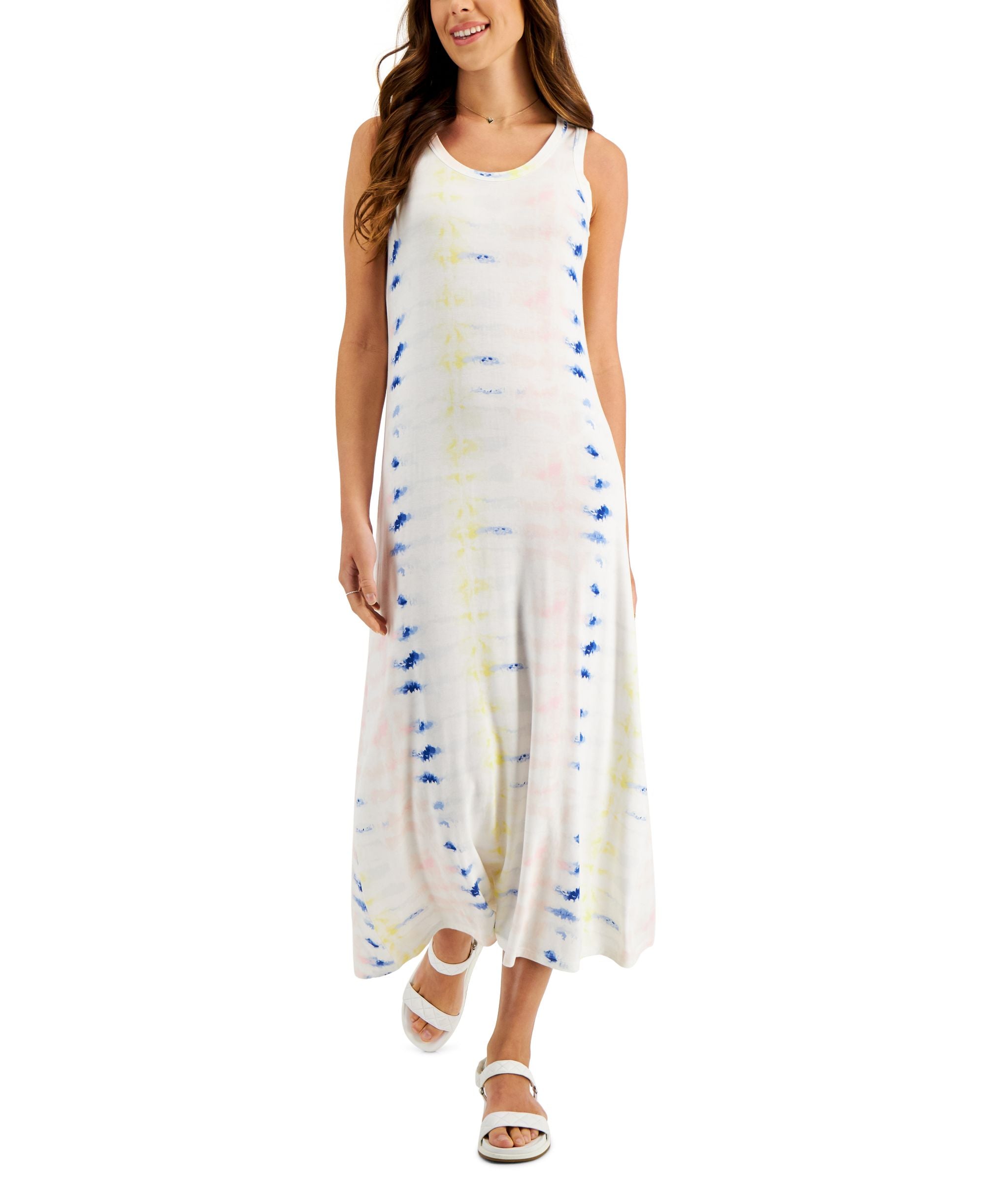 Style & Co Petite Tie Dye Maxi Dress