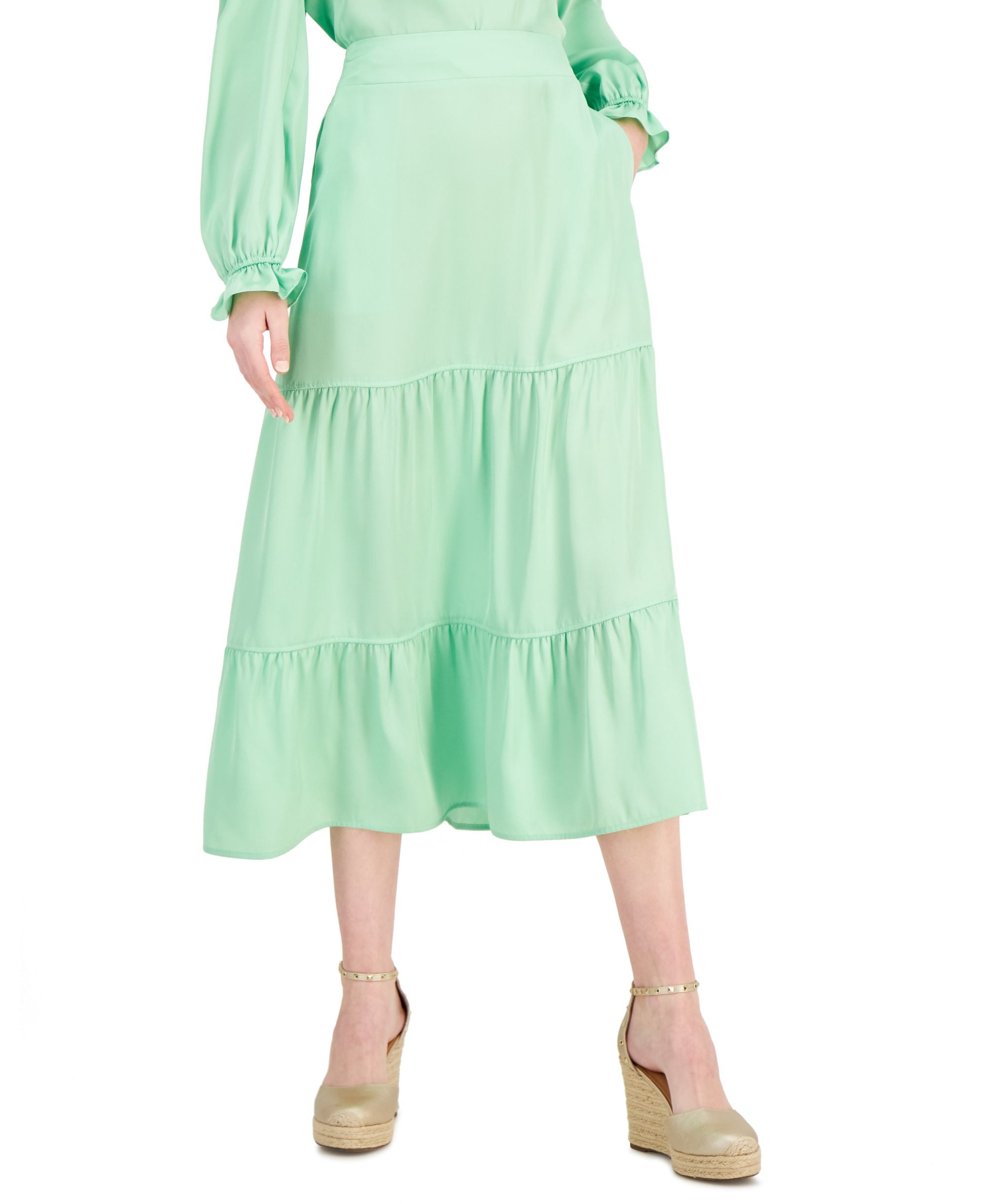 INC International Concepts Tiered Skirt