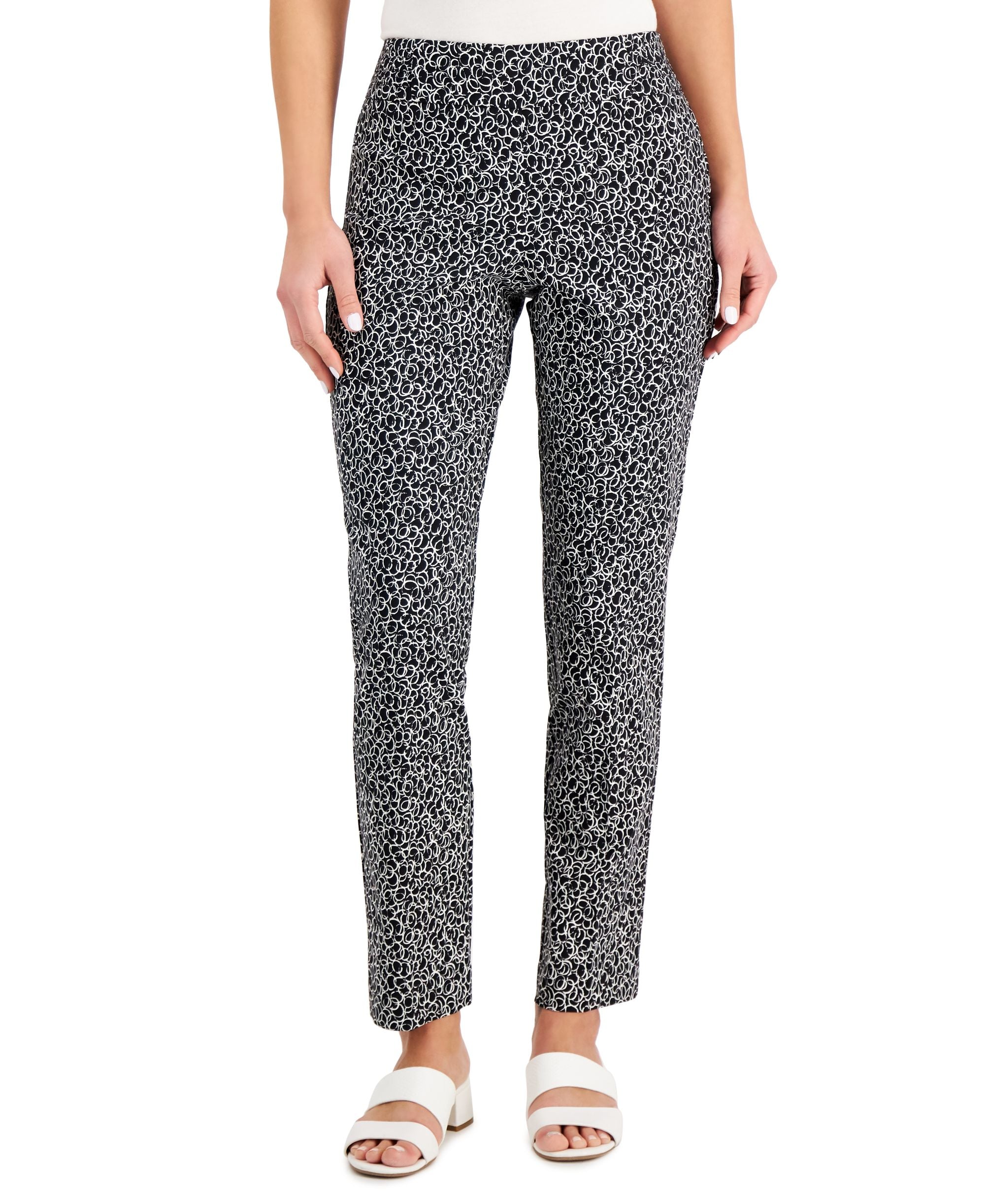 JM Collection Printed Band Leader Pants