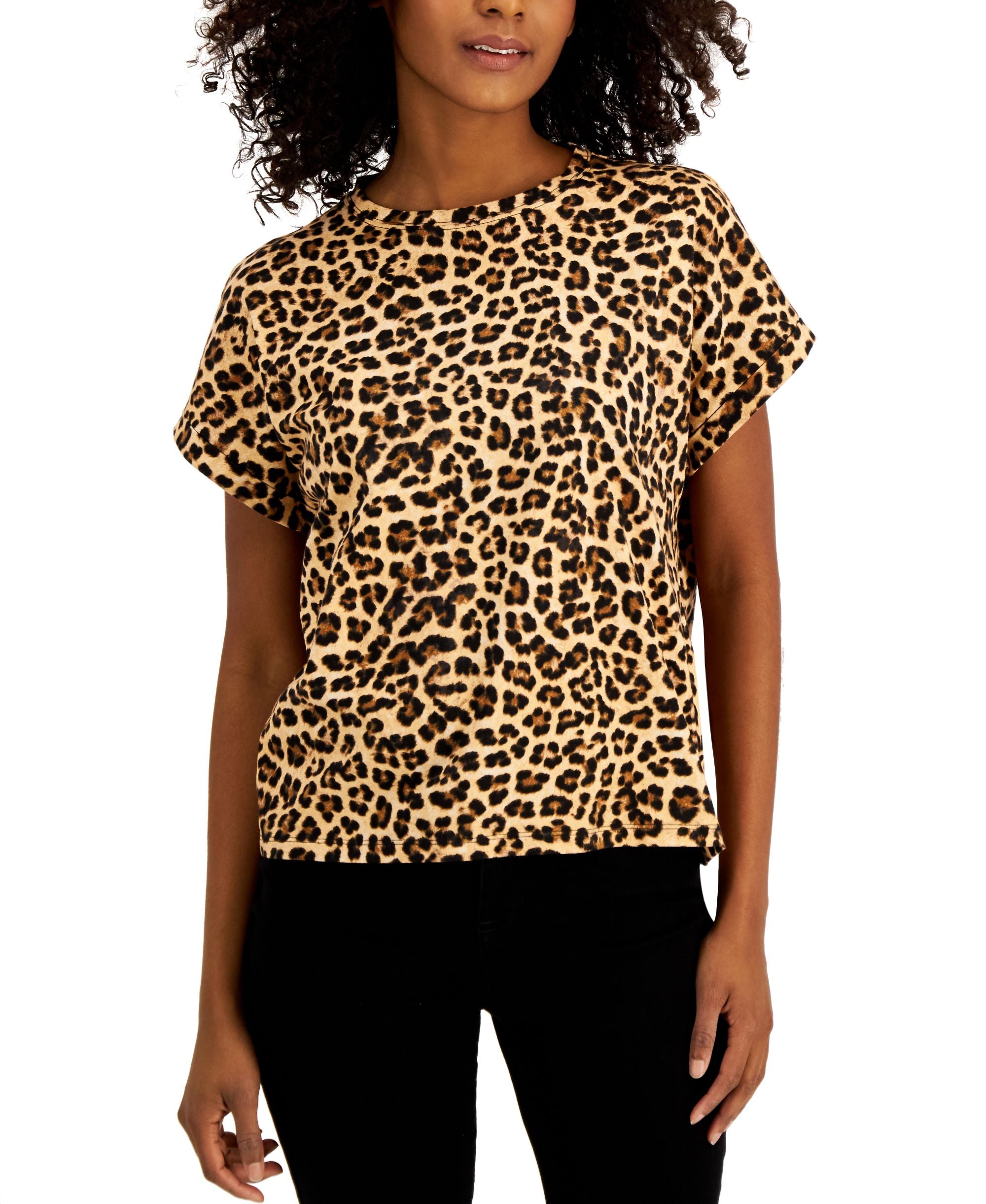 INC International Concepts Womens Boxy Fit T-Shirt
