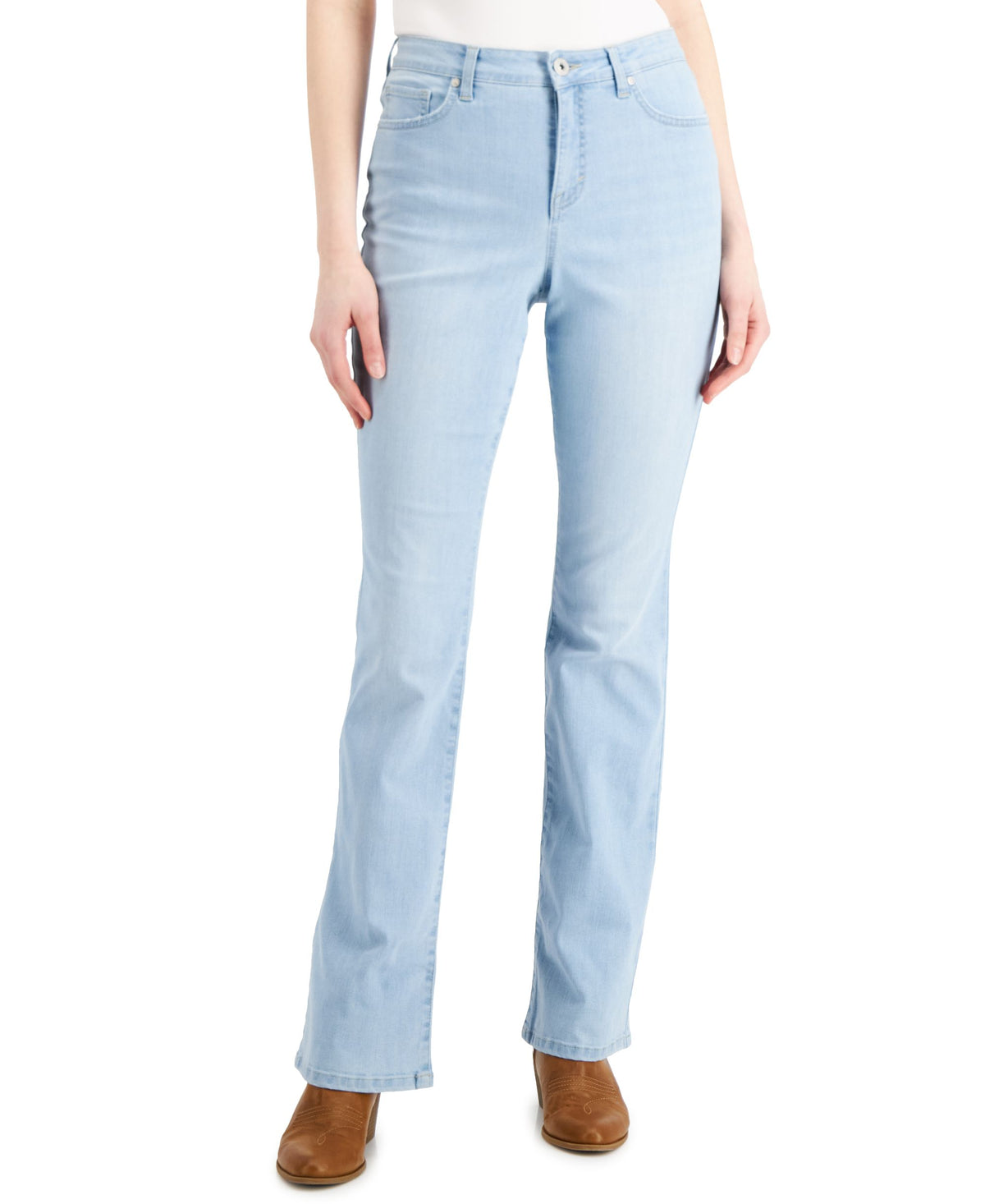 Style & Co Curvy Fit High Rise Bootcut Jeans