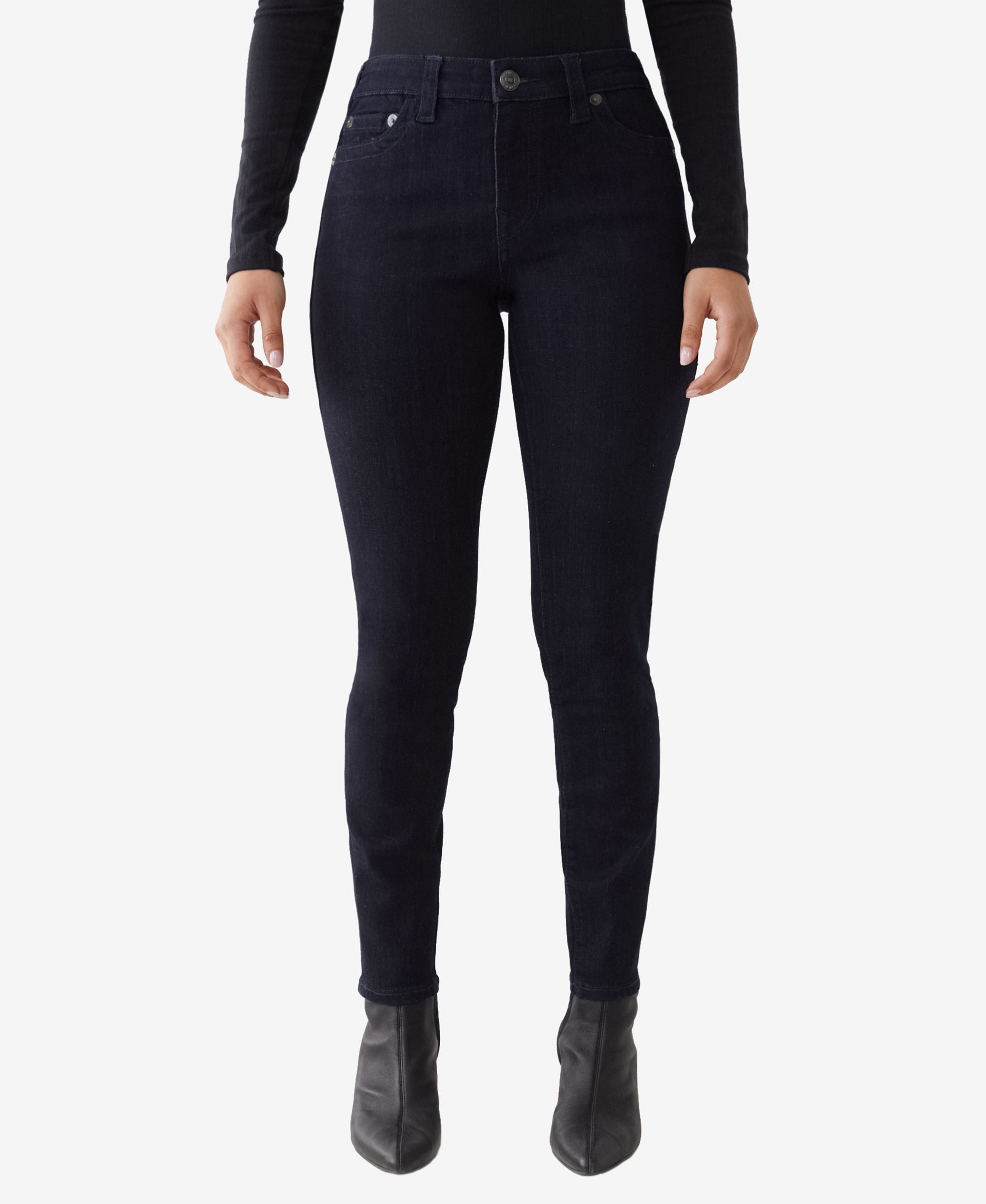 Women's Crystal Jennie Mid Rise Skinny Jeans