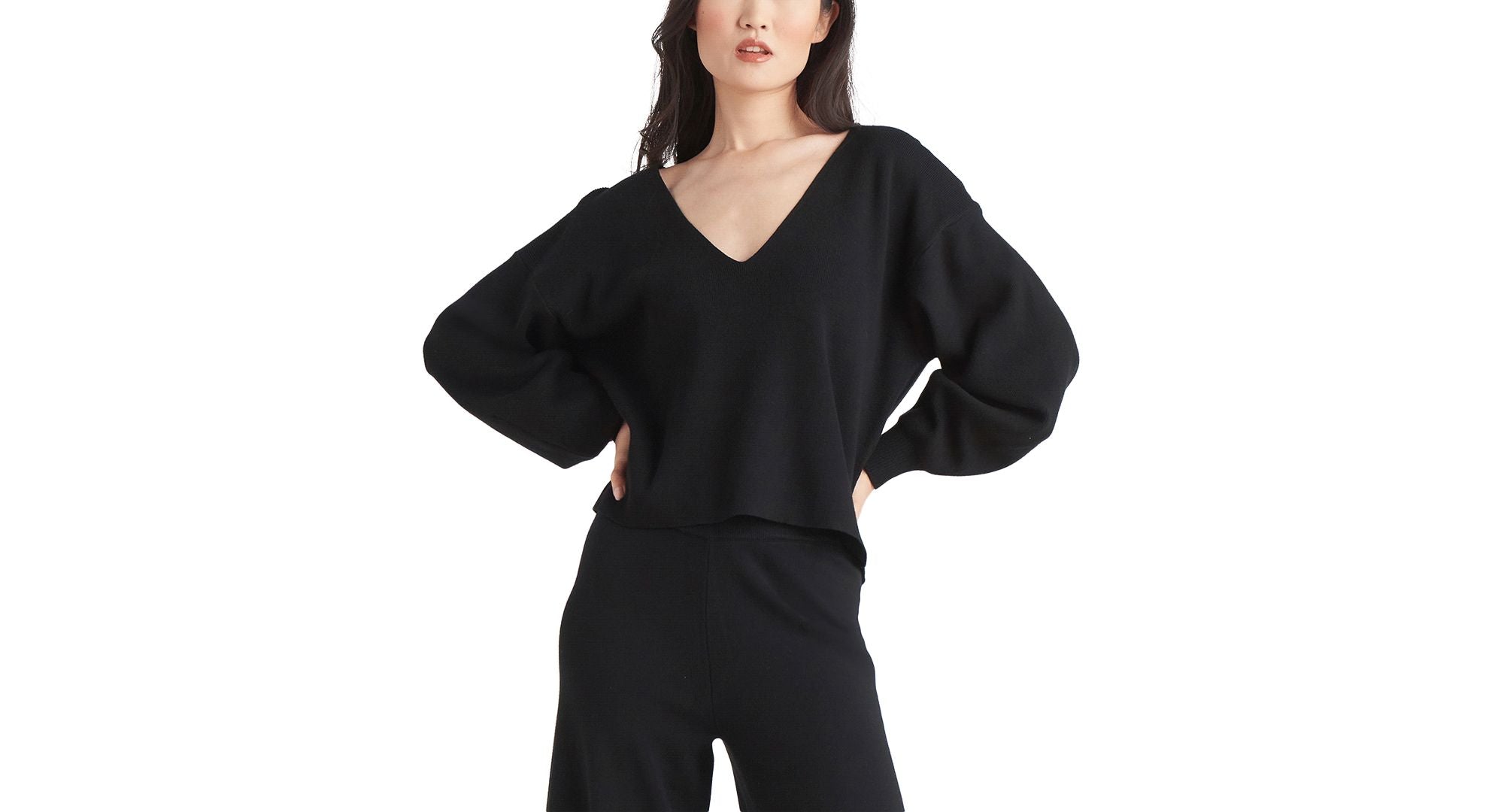 Black Tape Relaxed Fit Sweater