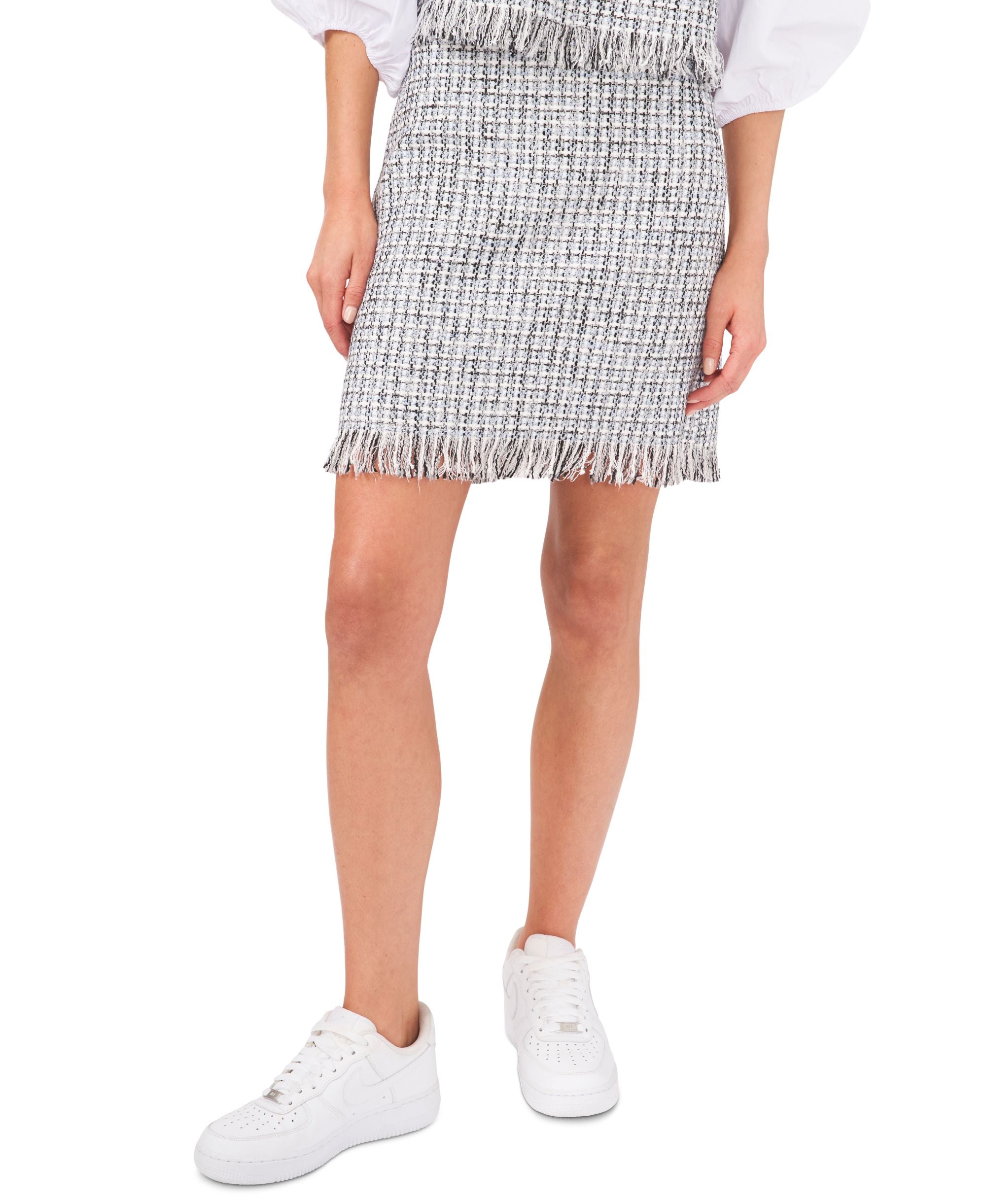 Riley Rae Tweed Mini Skirt