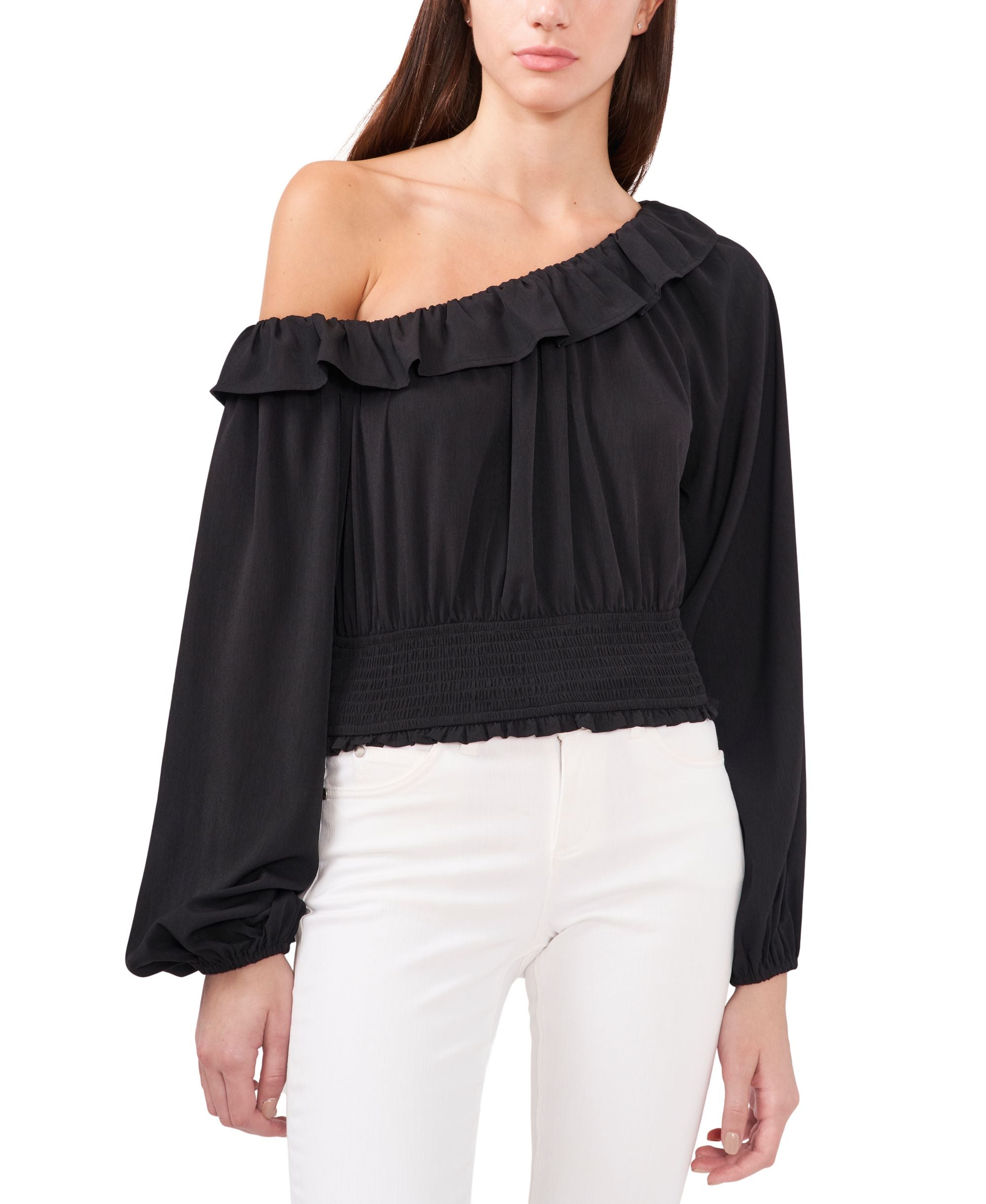 Riley Rae Ruffled Off The Shoulder Blouse