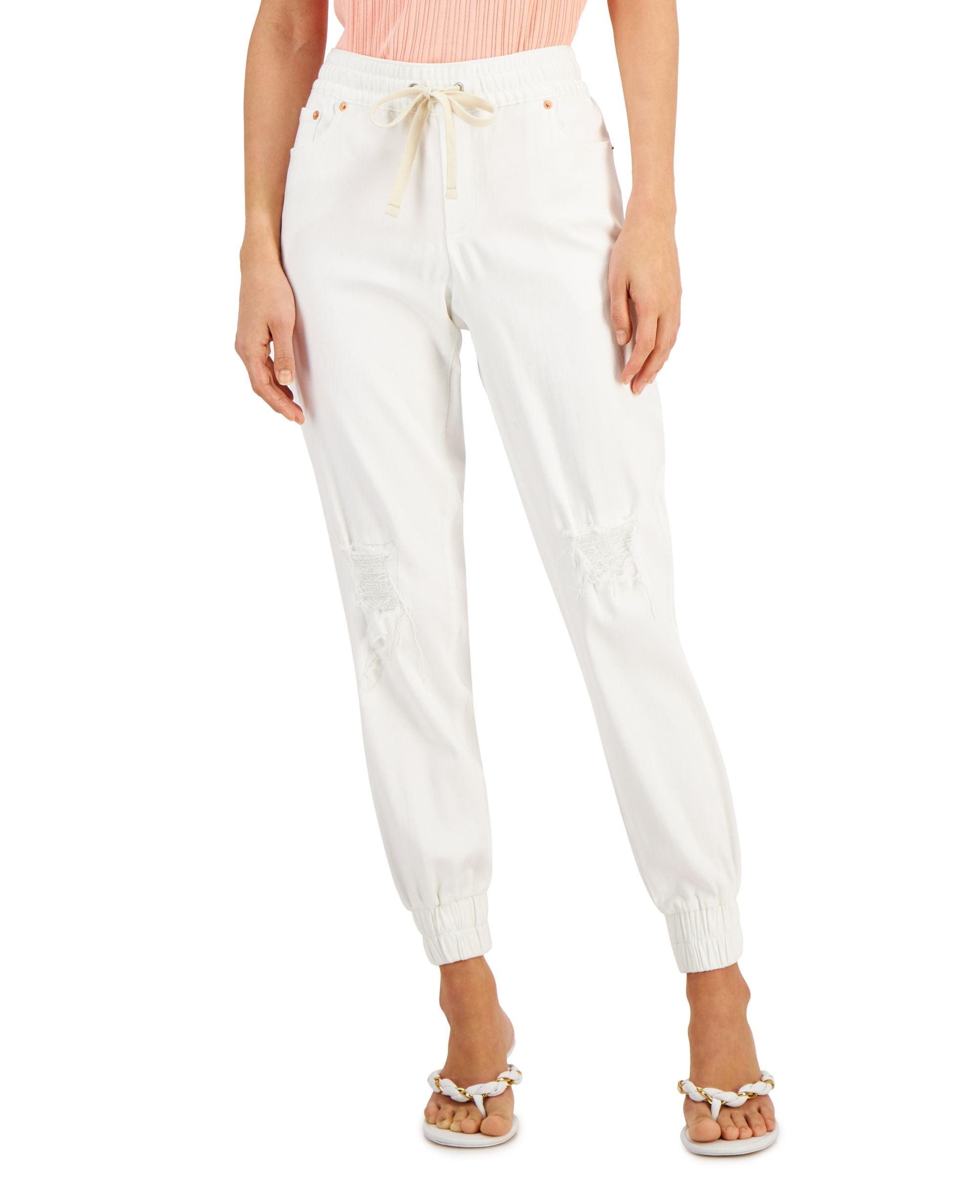 INC International Concepts Mid Rise Denim Joggers