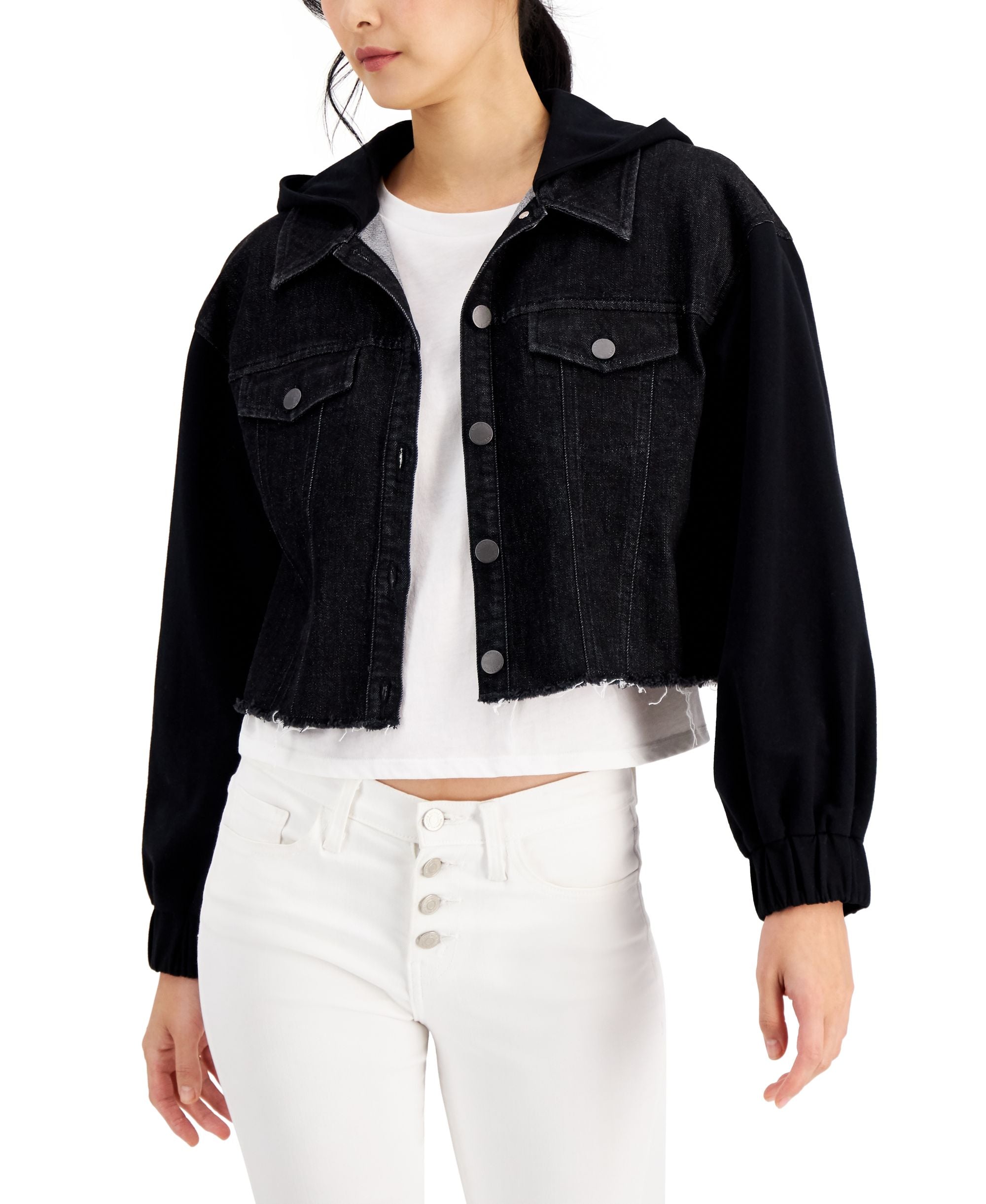 INC International Concepts Mixed Media Jacket