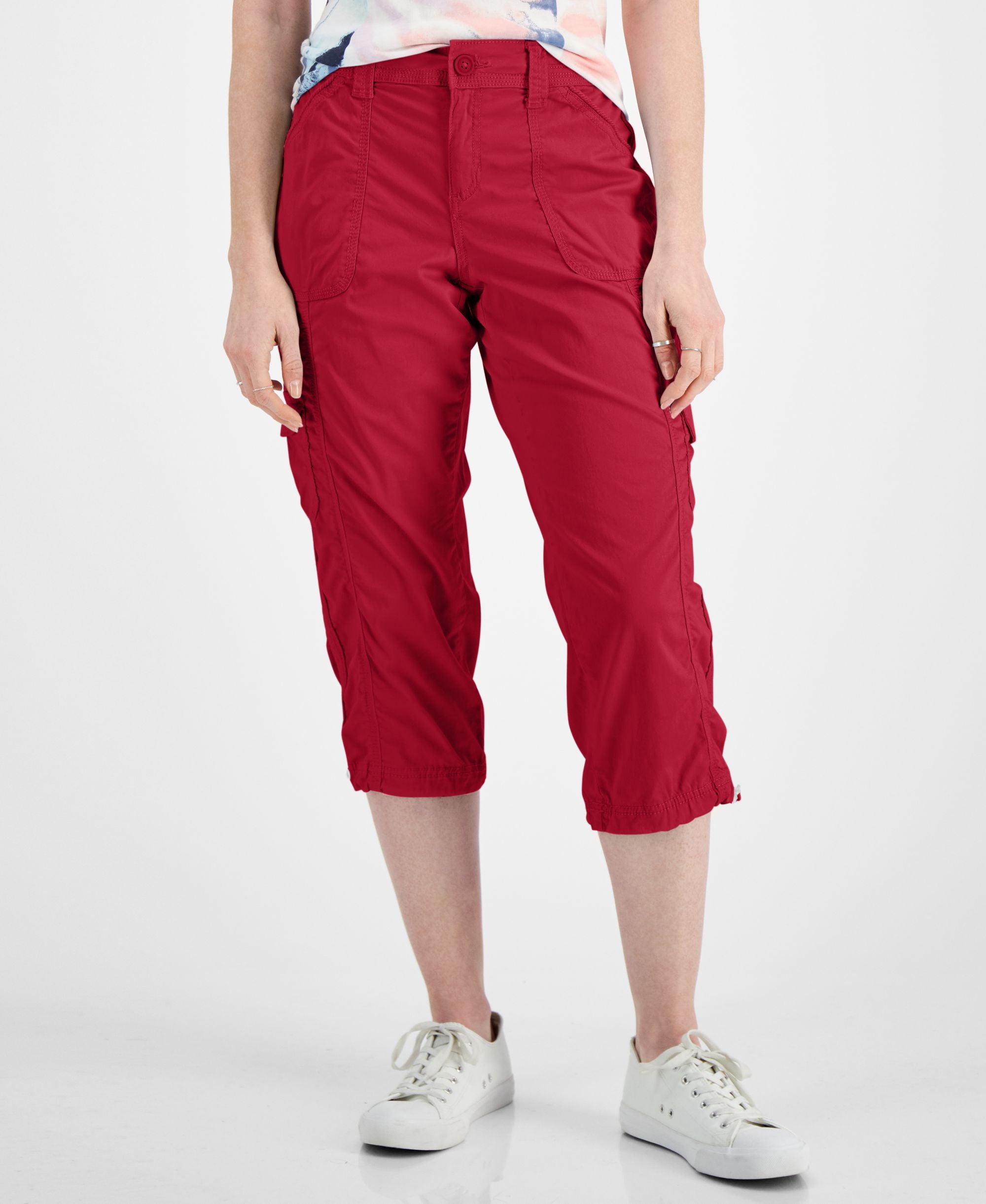 Women's Cargo Capri Pants