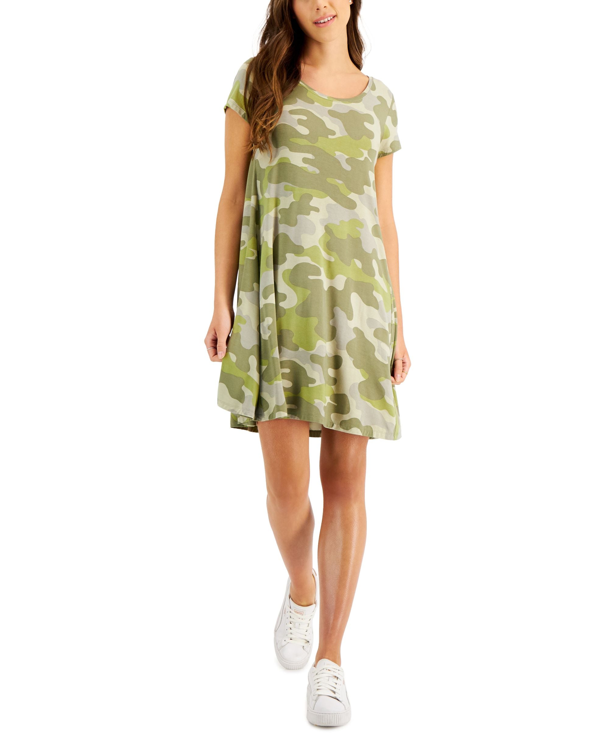 Style & Co Petite Printed Flip Flop Dress