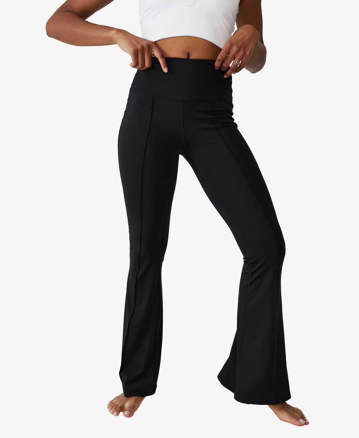 Womens Contouring Yoga Flare Pants