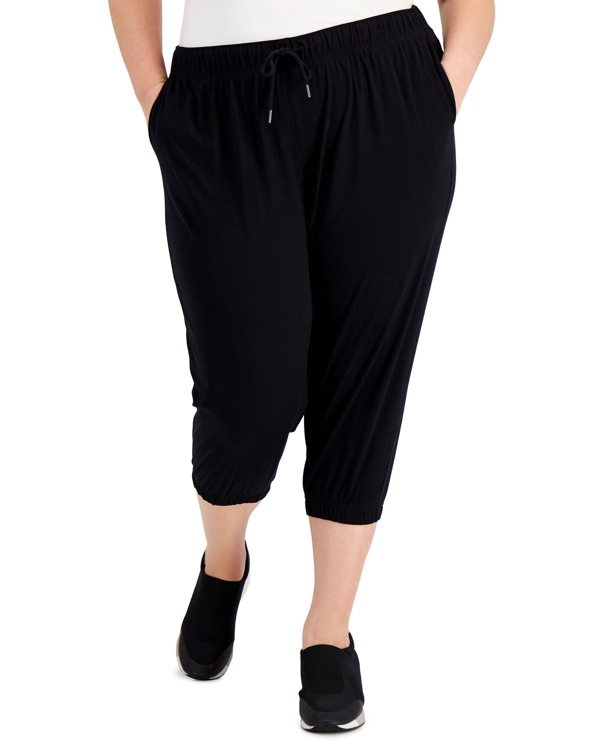 ID Ideology Performance Plus Size Cropped Jogger Pants