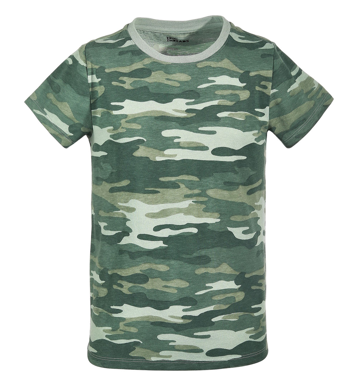 Epic Threads Big Girls Camo Print Shirt