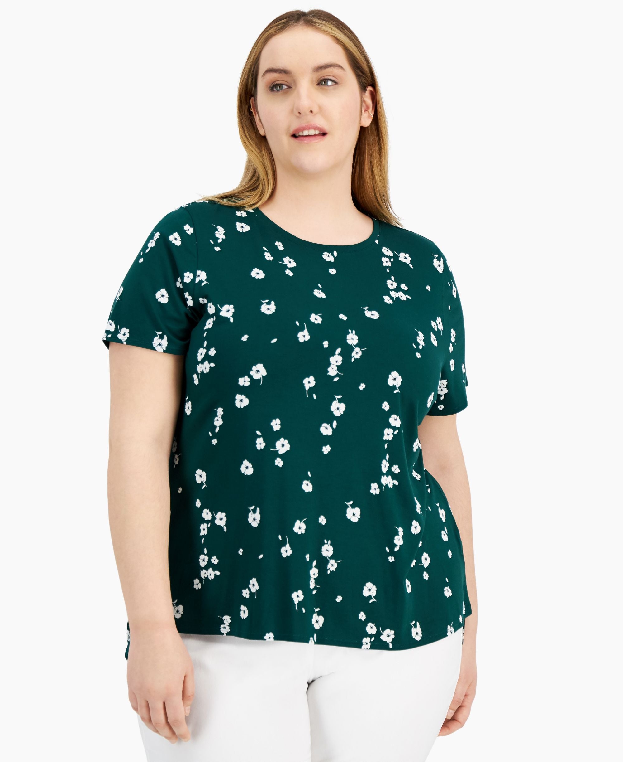 Alfani Plus Size Printed T-Shirt