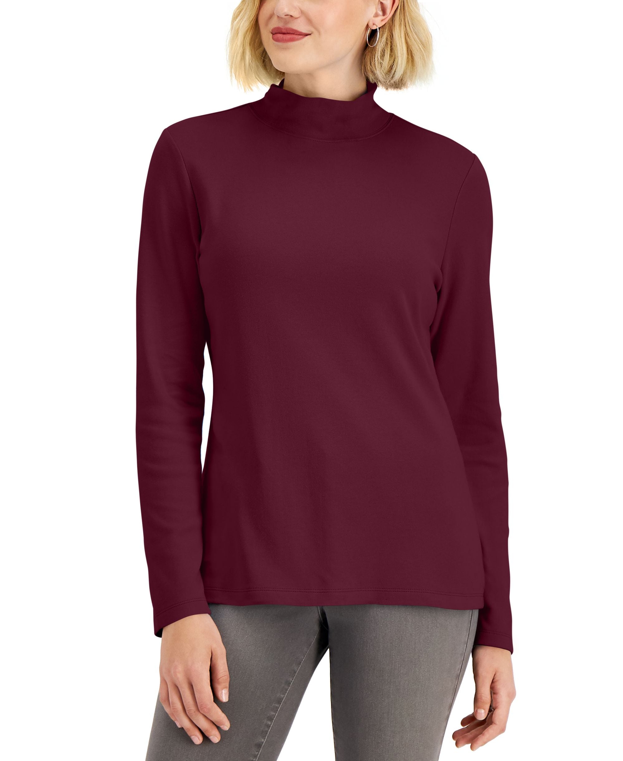 Mock-Neck Top