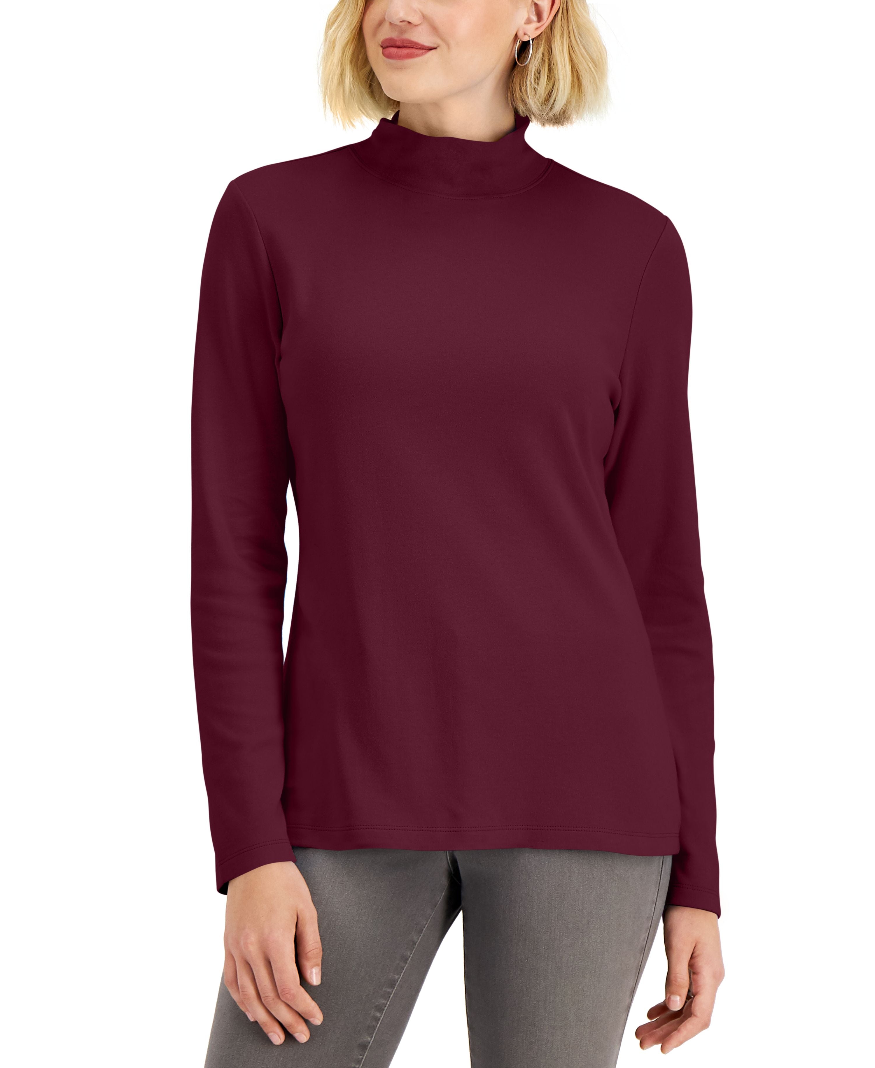 Mock-Neck Top