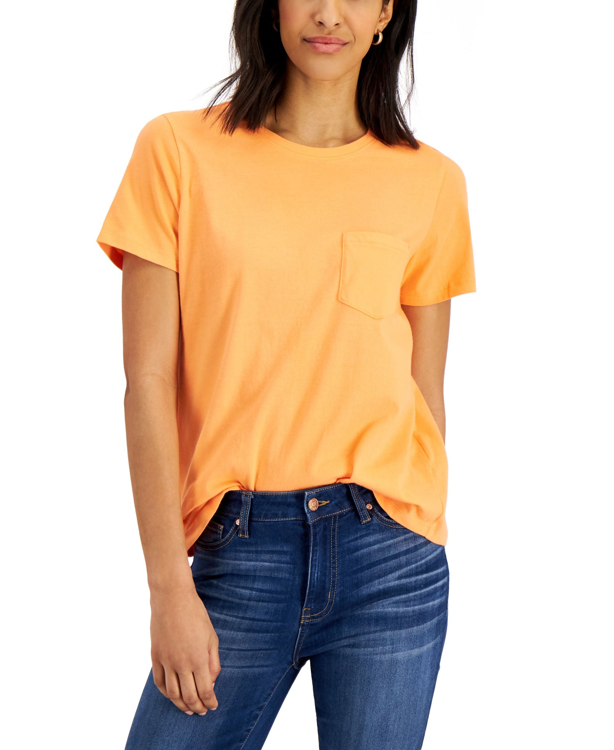 Style & Co Cotton Pocket T-Shirt
