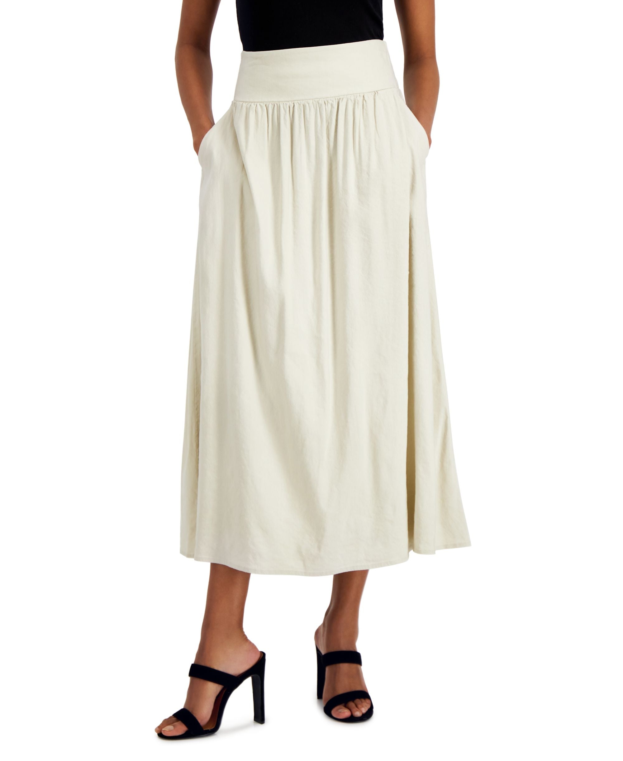 Alfani Pull On Midi Skirt