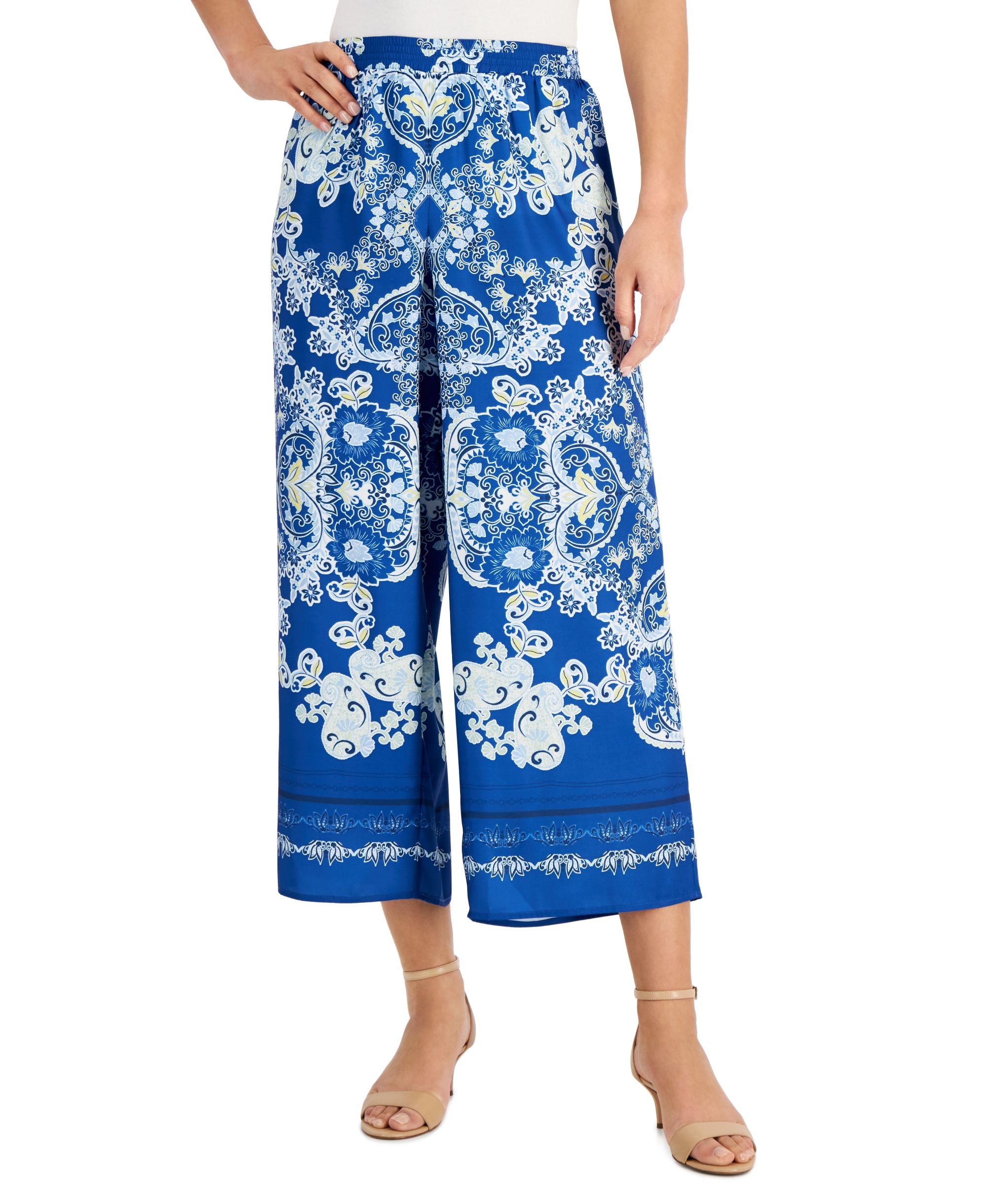 JM Collection Womens Sierra Scarf Pants