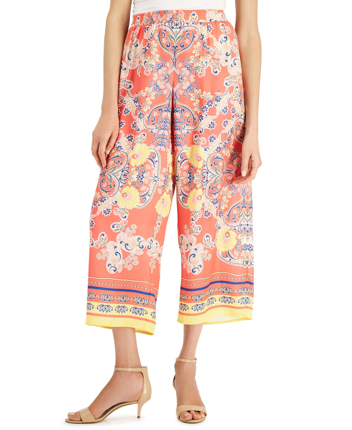 JM Collection Womens Sierra Scarf Pants