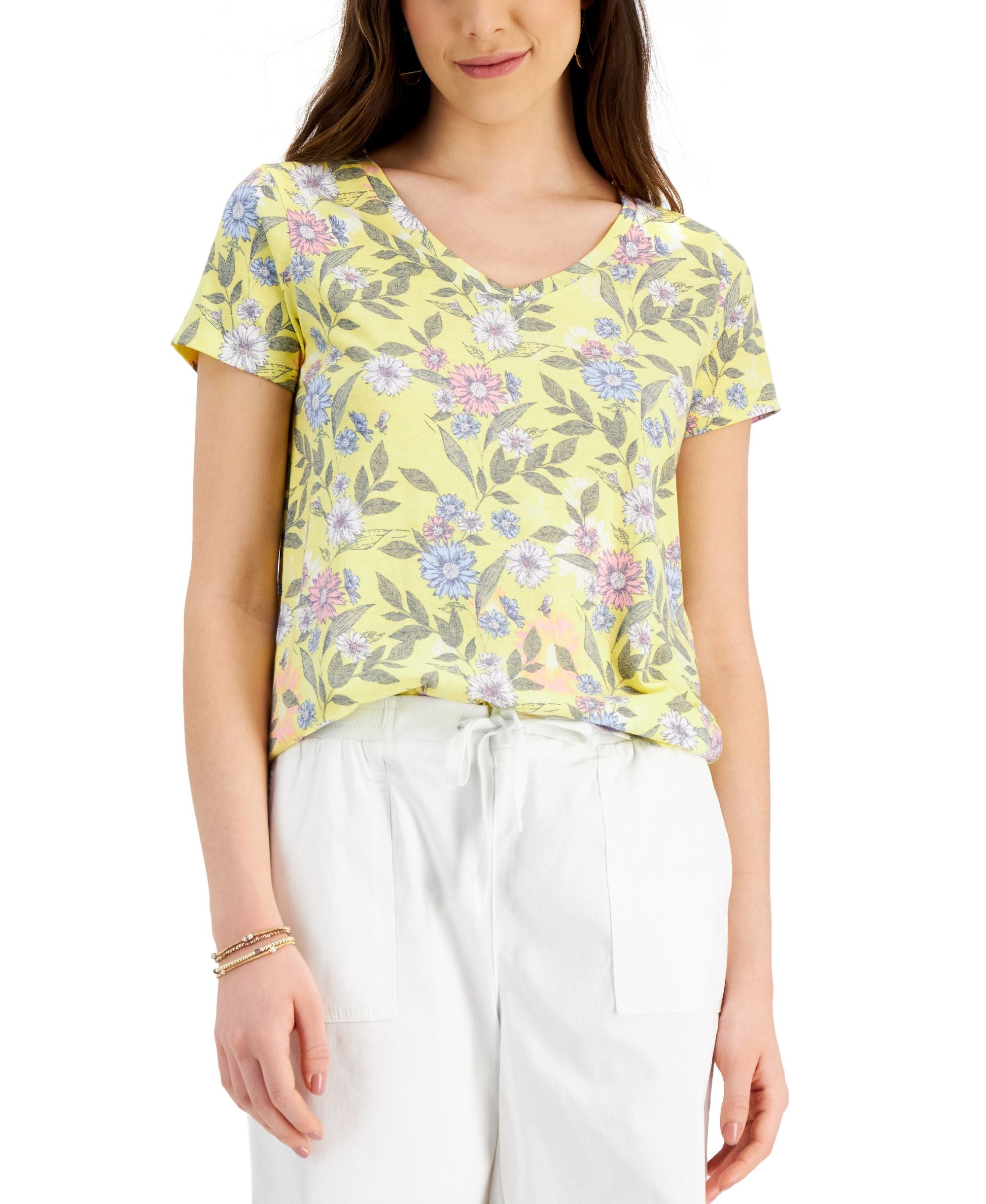 Style & Co Floral T-Shirt