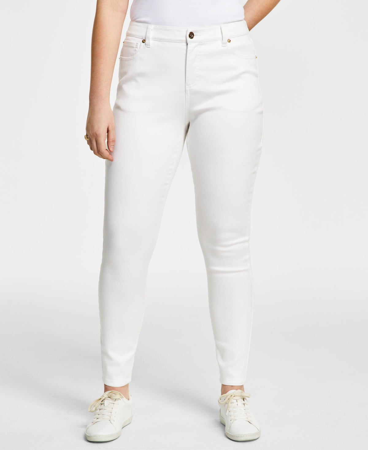 INC International Concepts Womens Curvy High Rise Skinny Jeans