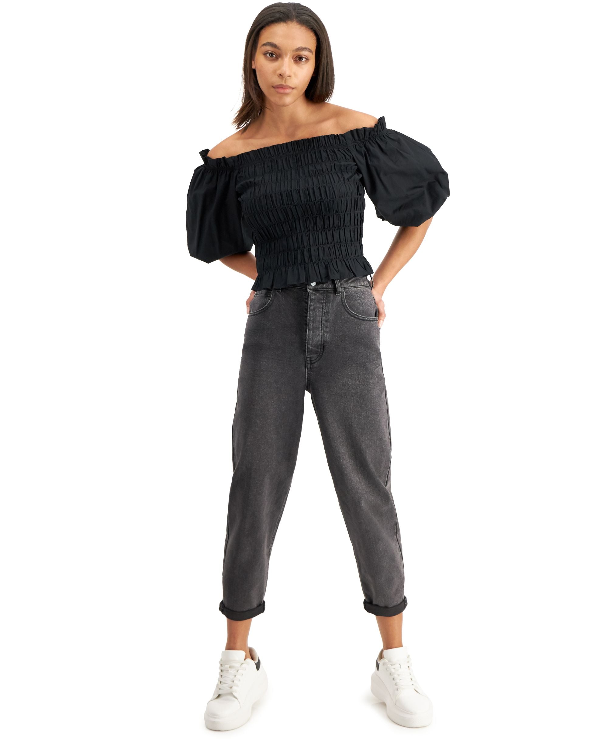 Now This Womens Cotton Off The Shoulder Top