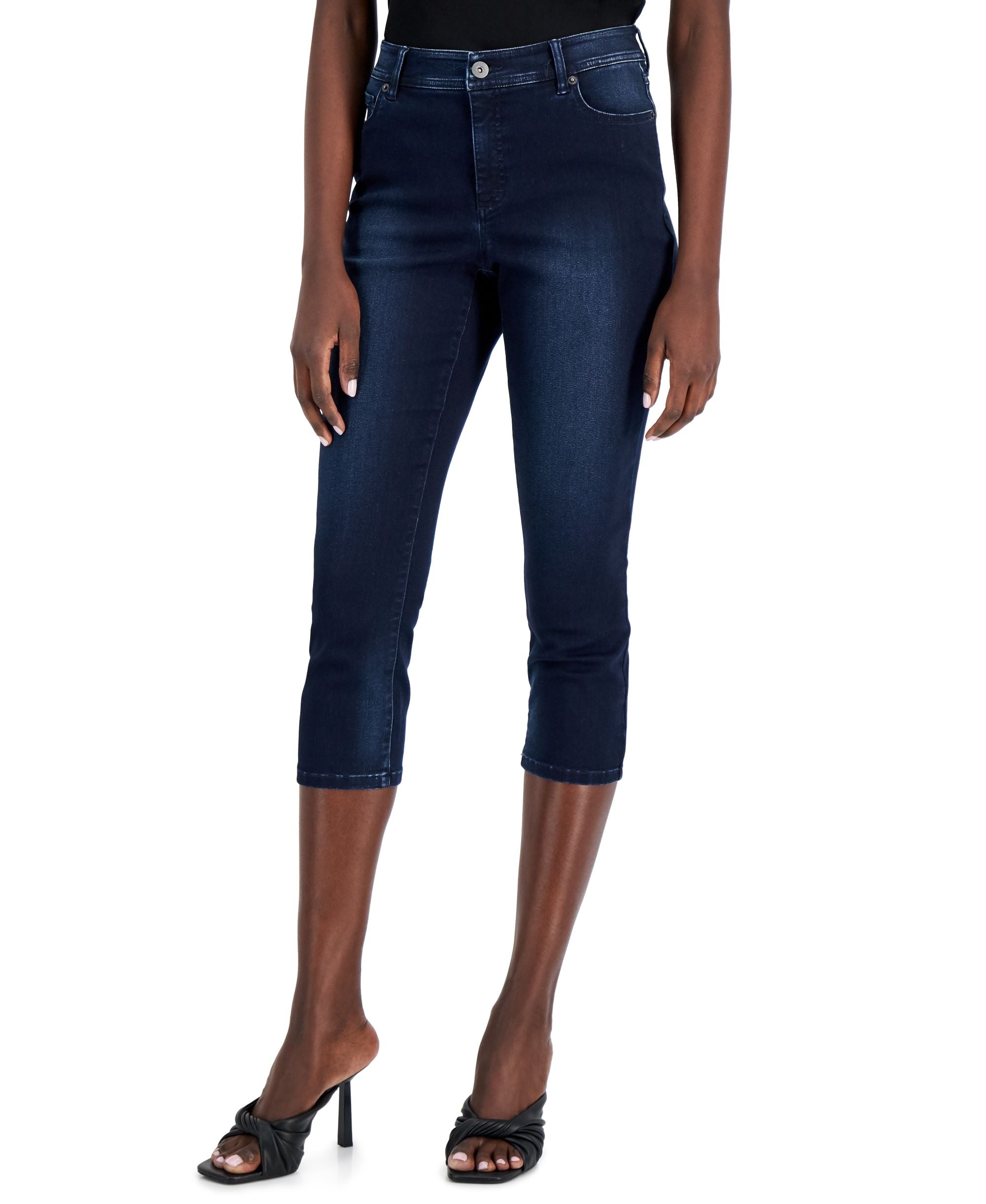 INC International Concepts Essex Curvy Cropped Jeans