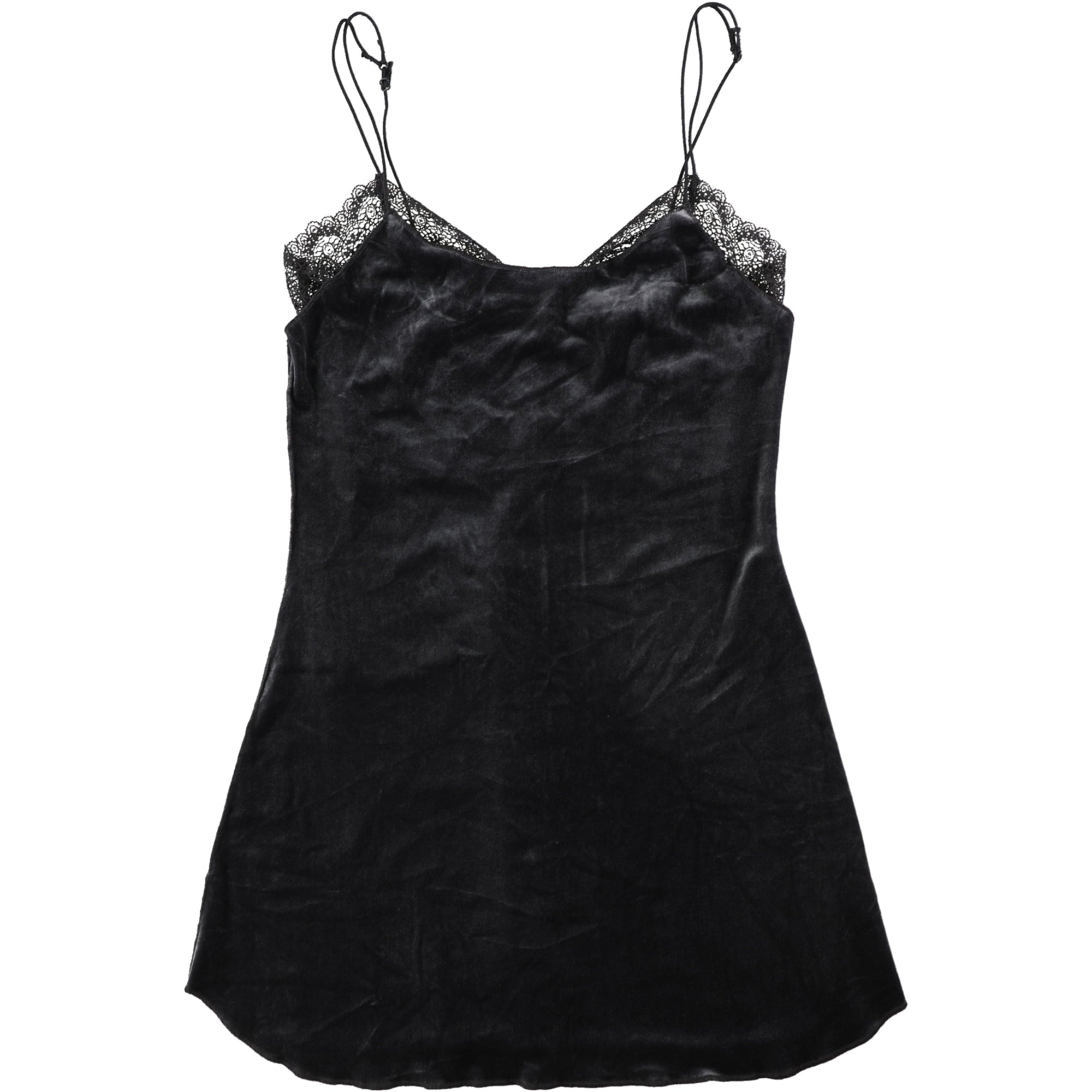 Free People Yasmine Velvet Slip Grey Md