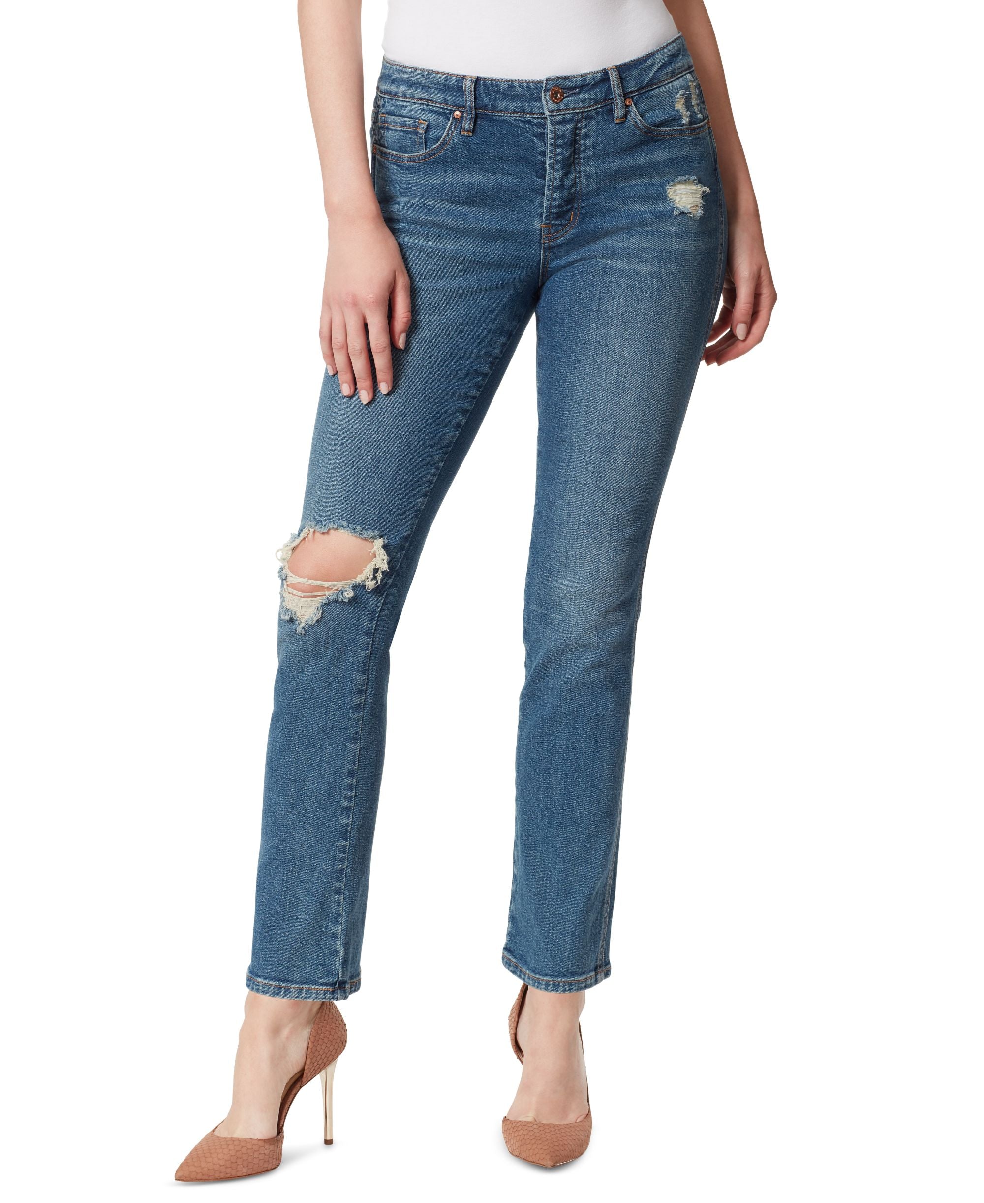 Jessica Simpson Flirt Straight Bootcut Jeans