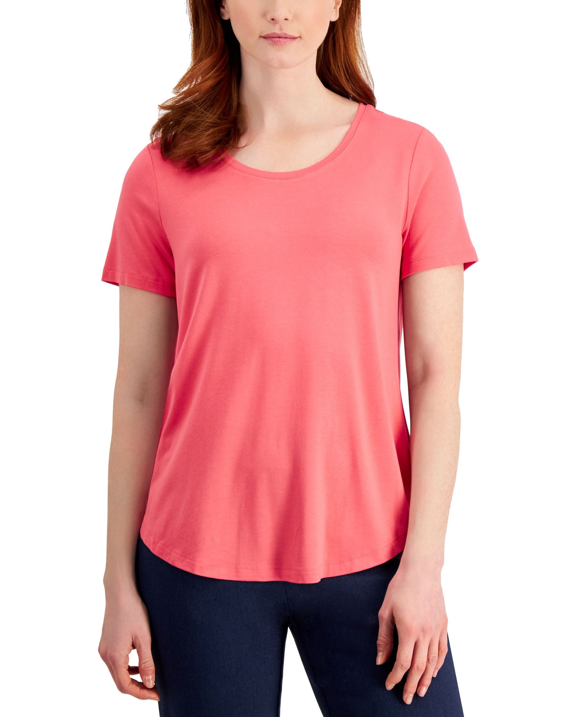 Women's Short Sleeve Scoop-Neck T-Shirt