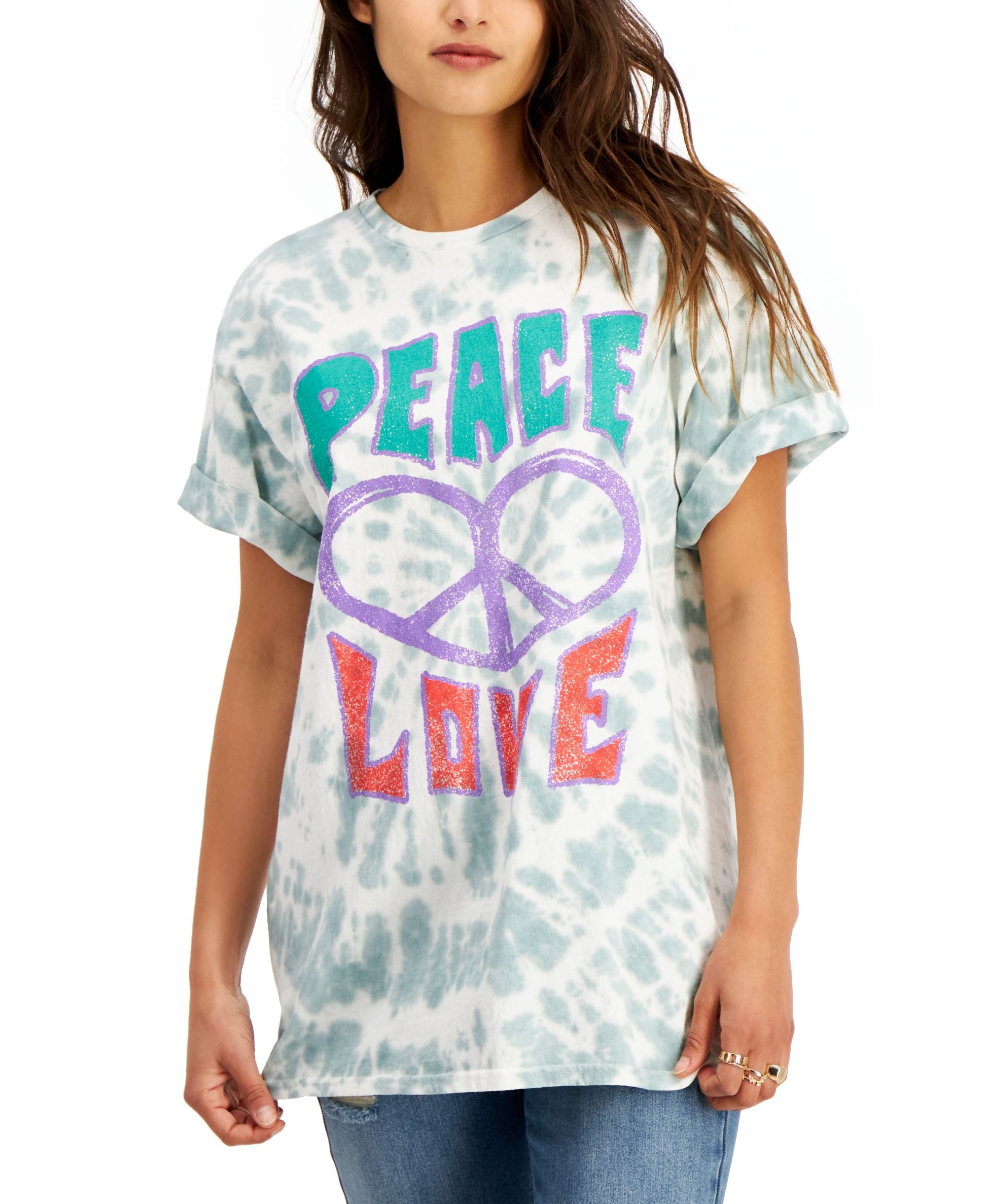 Junk Food Juniors Tie Dye Cotton T-Shirt