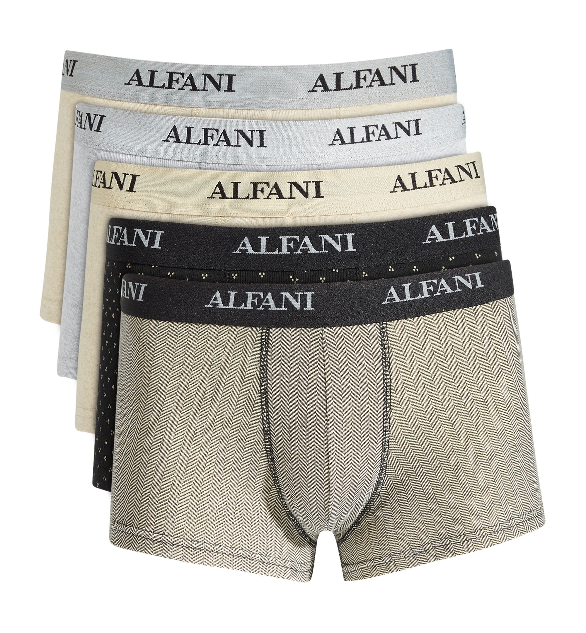 Alfani Men's 5-Pk. Solid Trunks