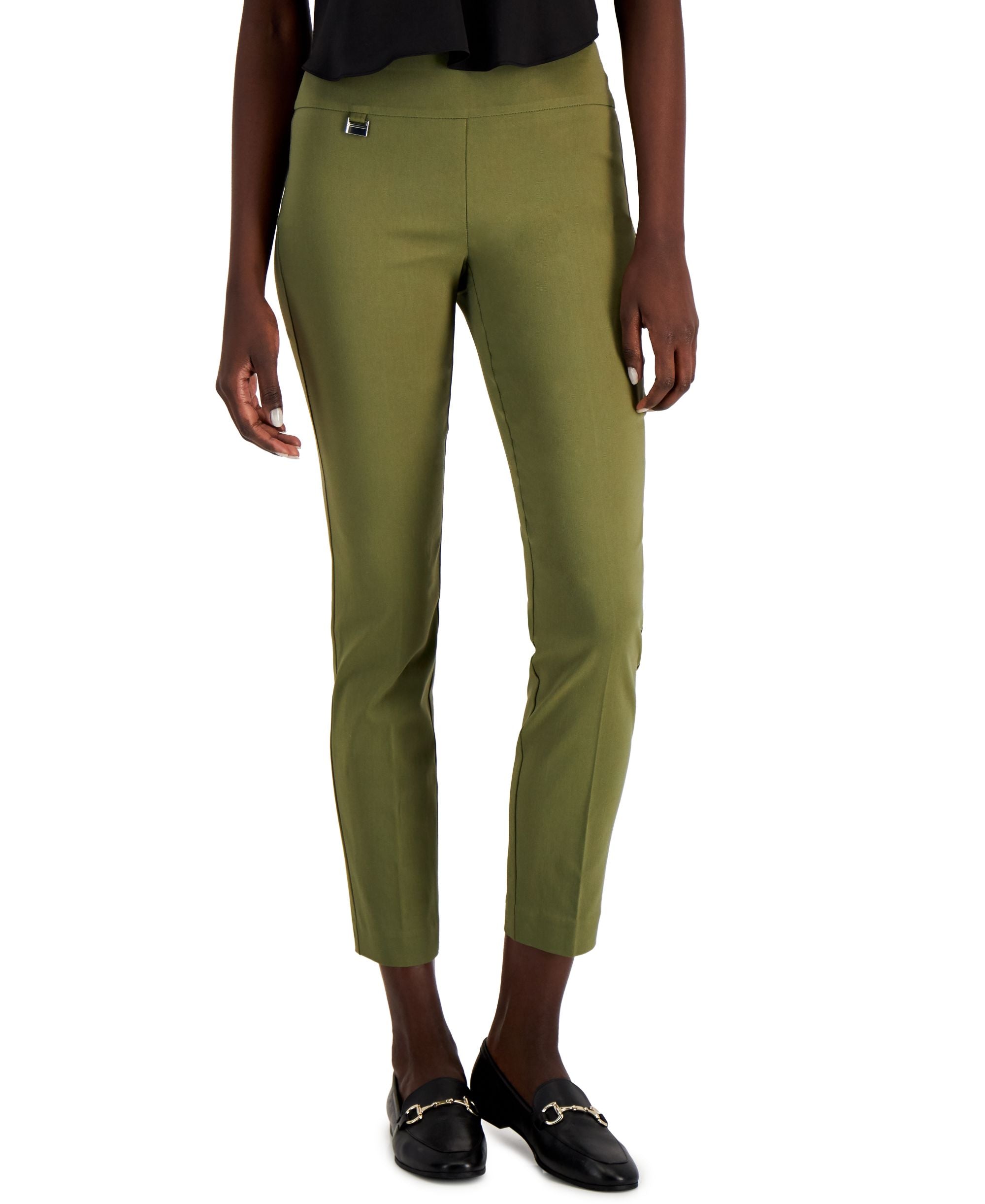 Petite Tummy-Control Pull-On Skinny Pants, Petite & Petite Short